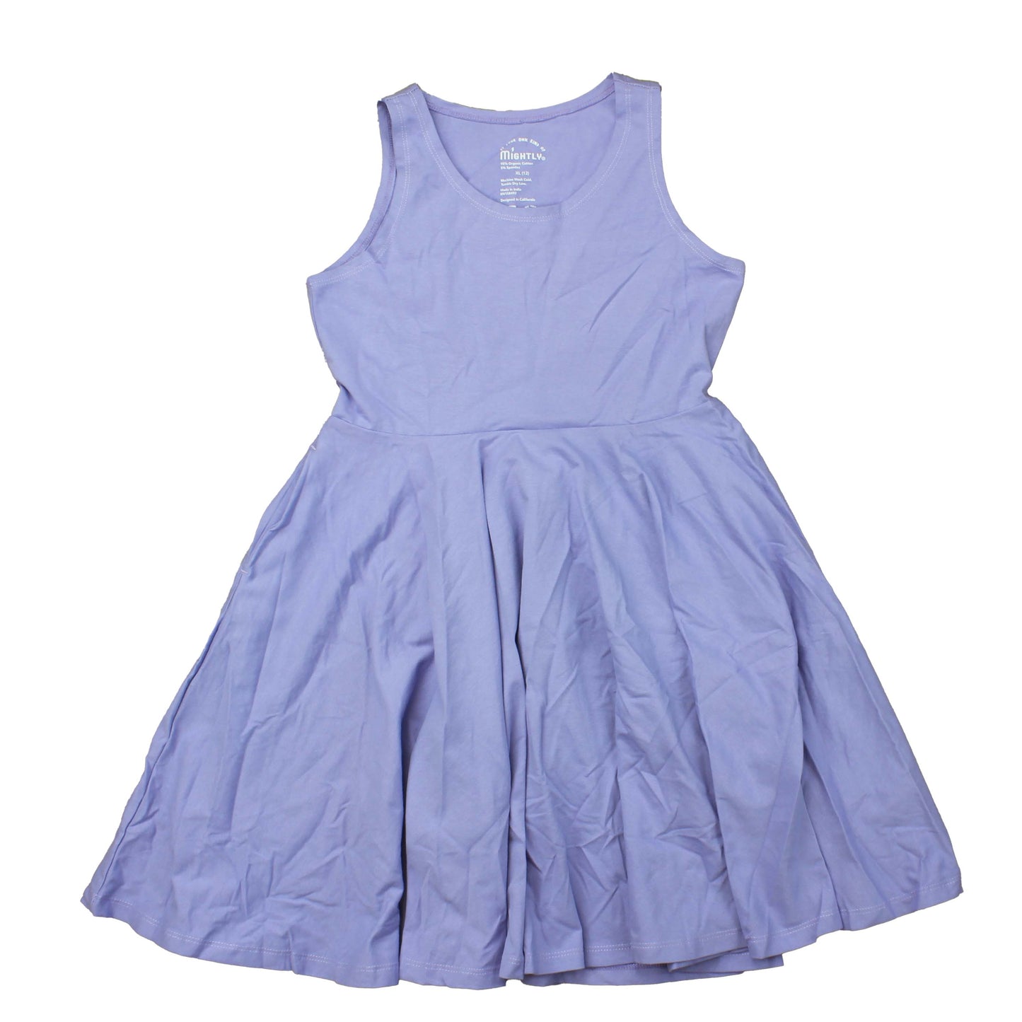 Mightly Girls Purple Dress Size: 6-14 Years Purple