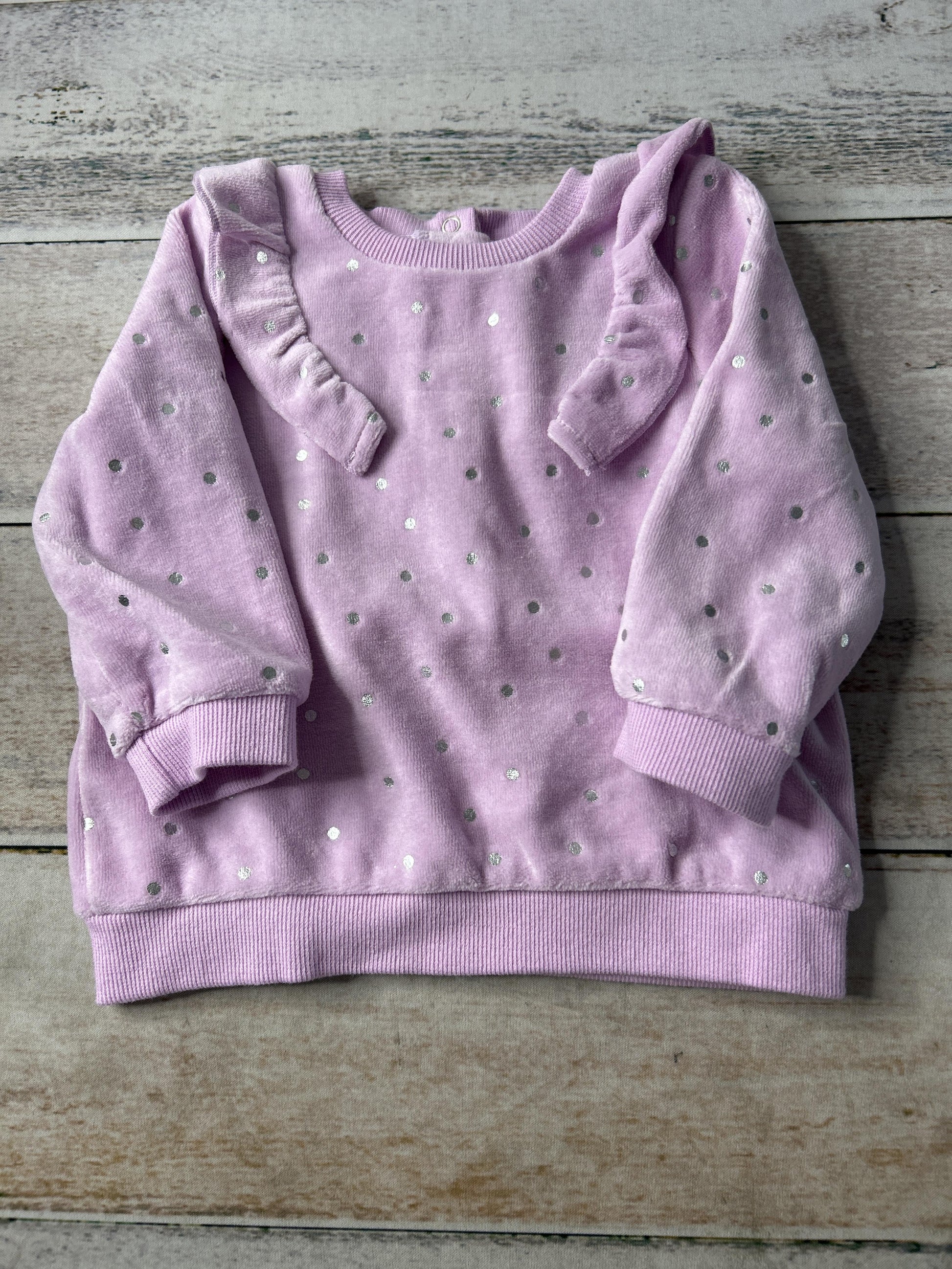 Little Me Girls purple Sweater Size: 12 months purple