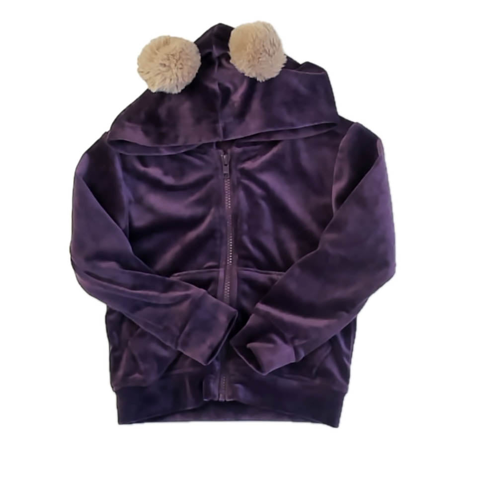 Tea Collection Girls Purple Hoodie Size: 3T Purple
