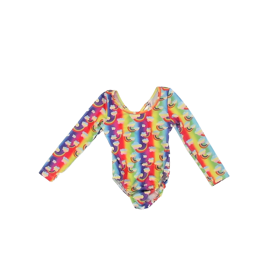 Unknown Girls Rainbo Dance wear Size: 3-4T Rainbo