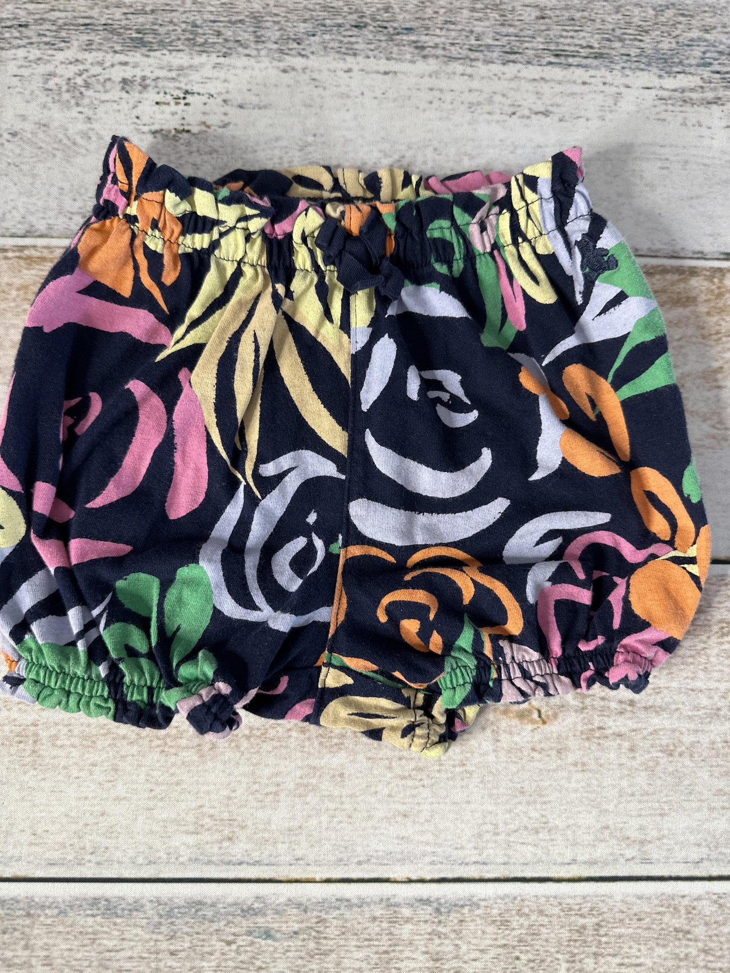 Gap Unisex Rainbow | Navy Blue Shorts Size: 12-18 months Rainbow | Navy Blue