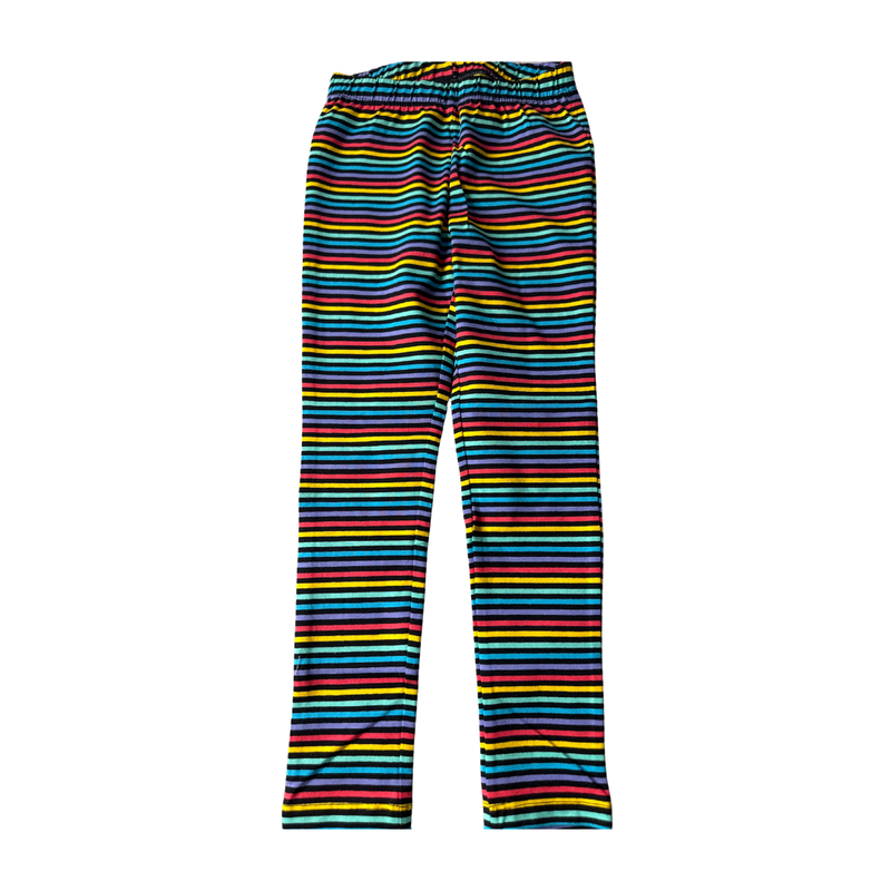 Mightly Girls Rainbow Leggings Size: 5T Rainbow
