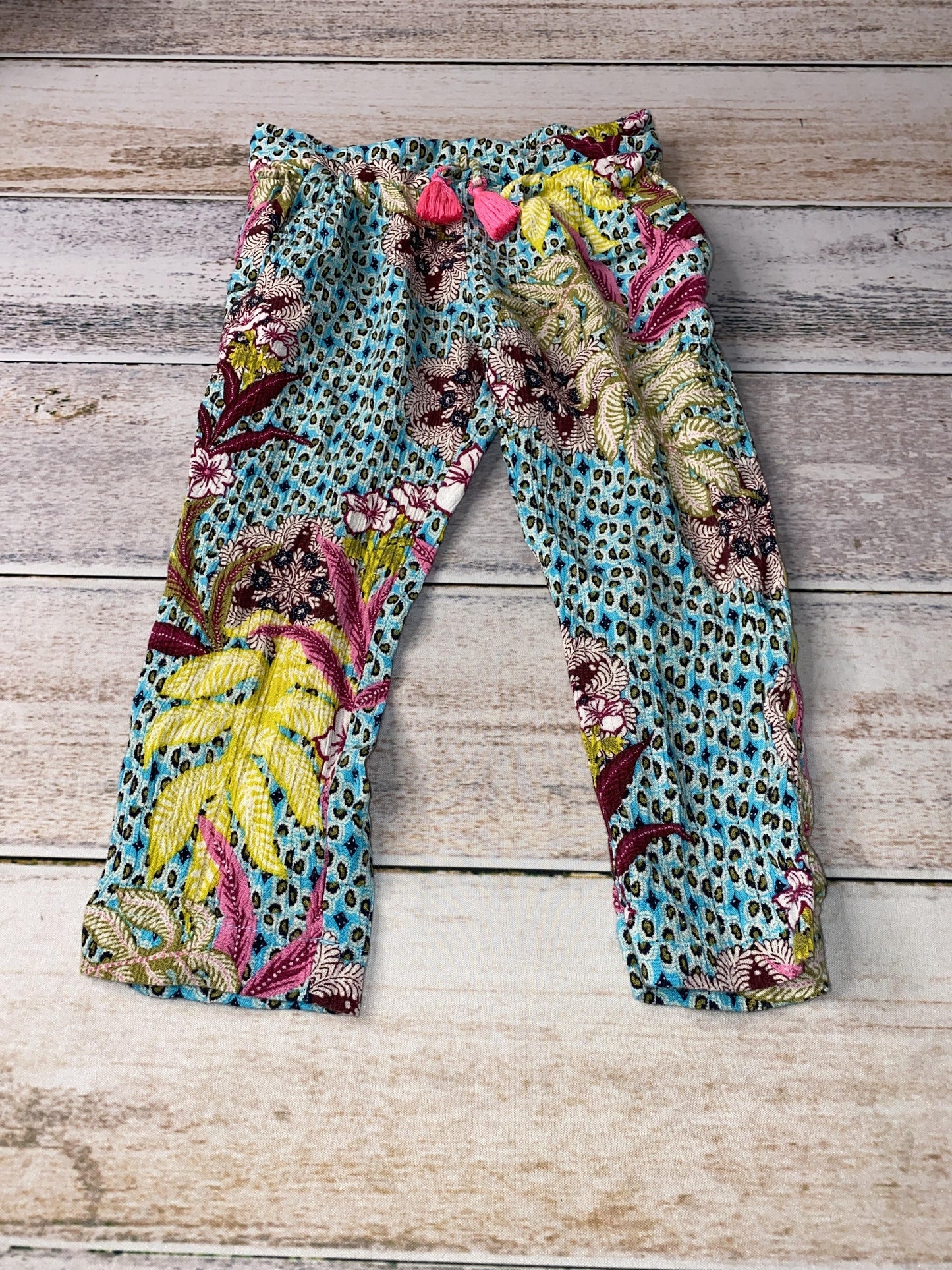 Zara Girls Rainbow Pants Size: 4T Rainbow