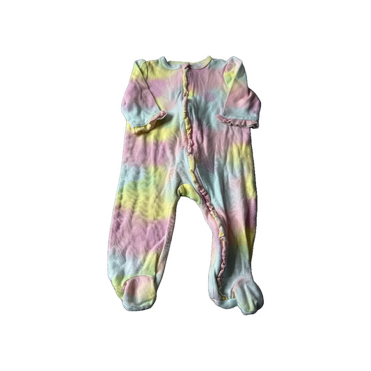 Little Me Girls Rainbow Pajamas Size: 3-6 months Rainbow