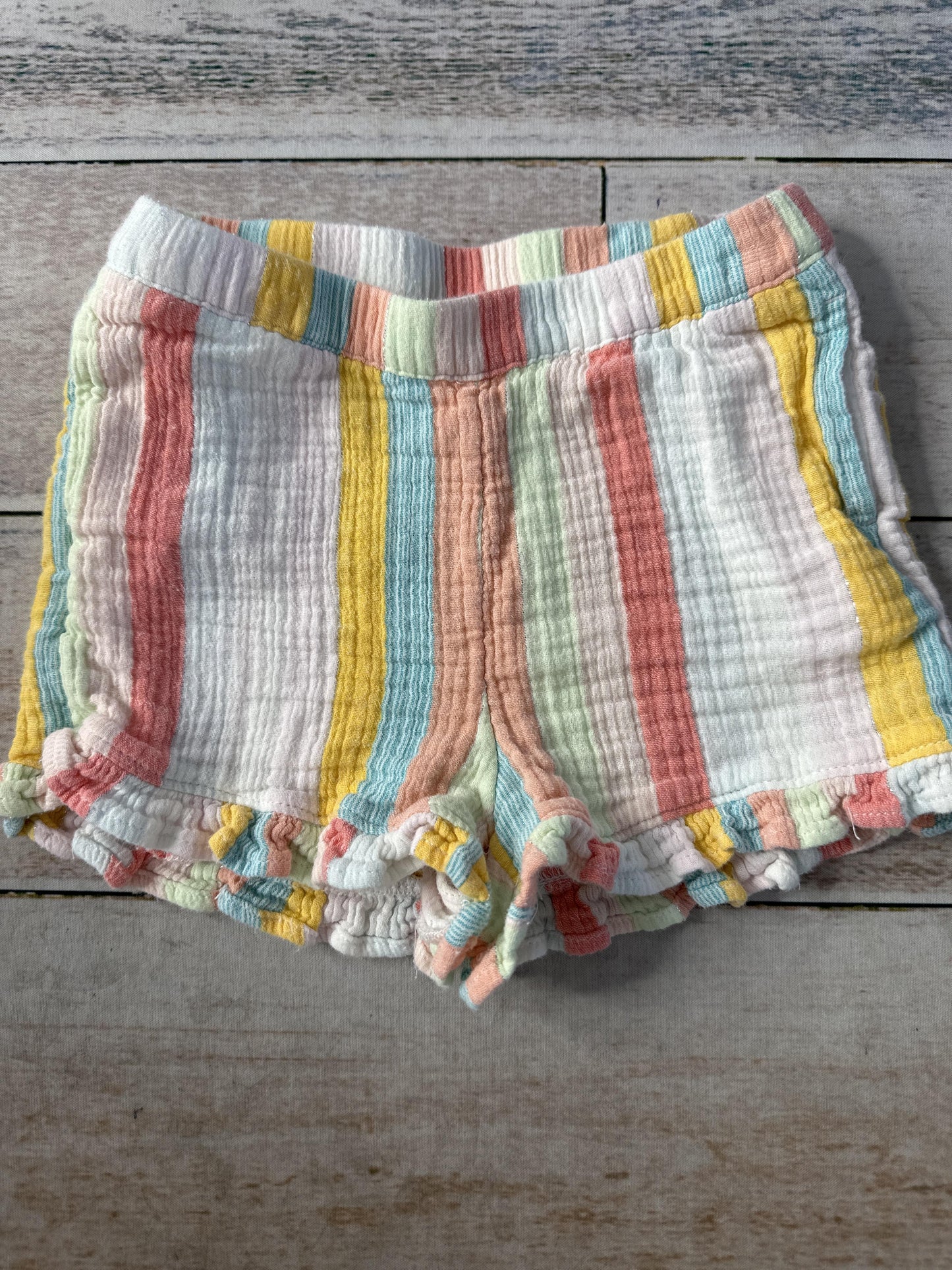 Cat & Jack Girls Rainbow Shorts Size: 3T Rainbow