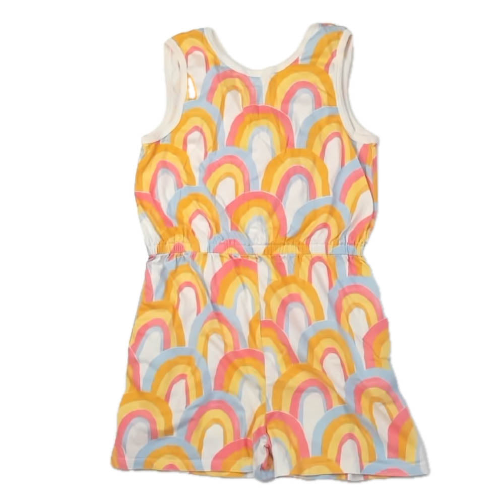 Tea Collection Girls Rainbows Romper Size: 16 Years Rainbows