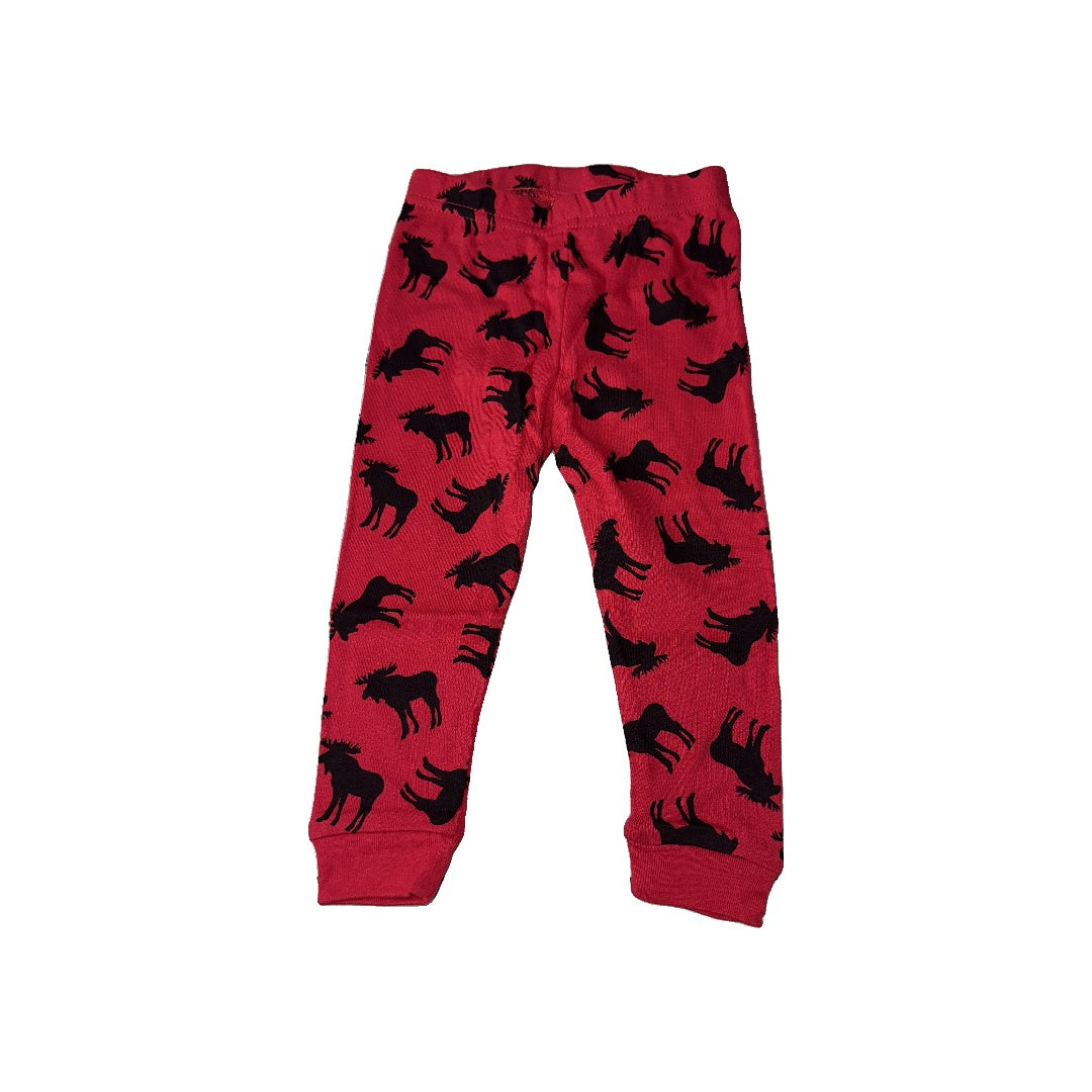 Leveret Unisex Red | Black | Holiday Pajamas Size: 12-18 months Red | Black | Holiday