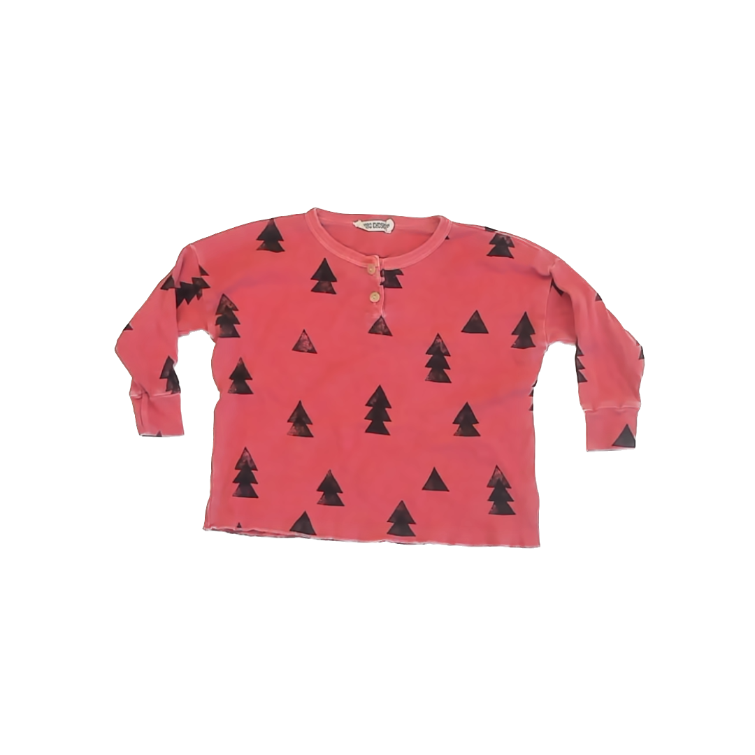 Bobo Choses Boys Red | Black Sweatshirt Size: 3T Red | Black