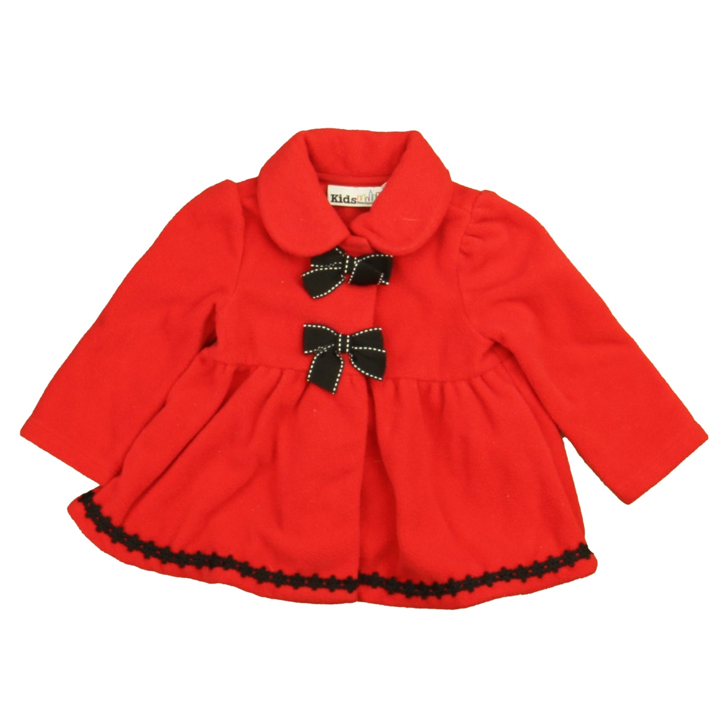 Kids Headquarters Girls Red | Black Jacket Size: 6-9 Months Red | Black