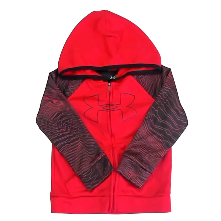 Under Armour Boys Red | Black Hoodie Size: 18 Months Red | Black