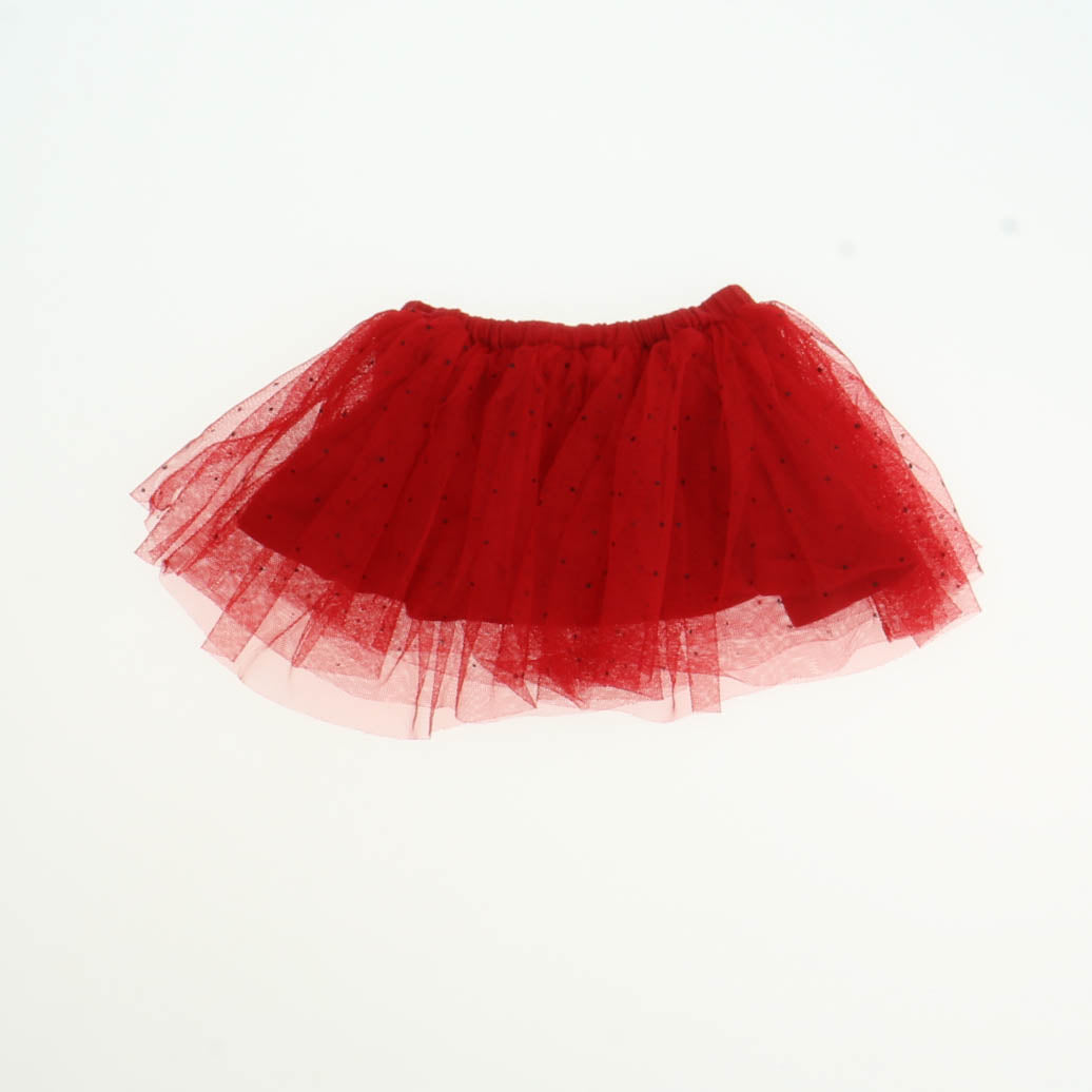 First Impressions Girls Red | Black Skirt Size: 12 Months Red | Black