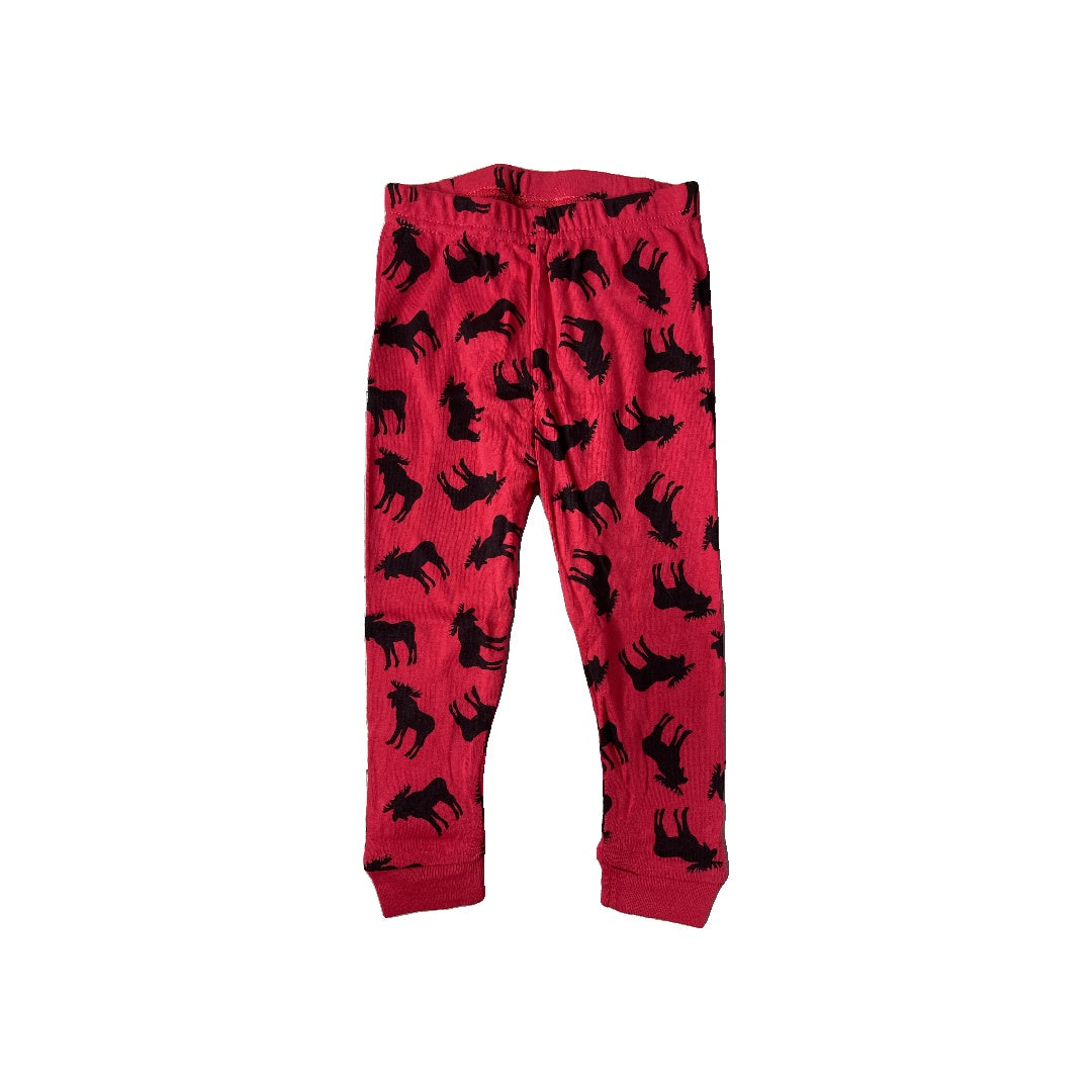 Leveret Unisex Red | Black Pajamas Size: 18-24 months Red | Black