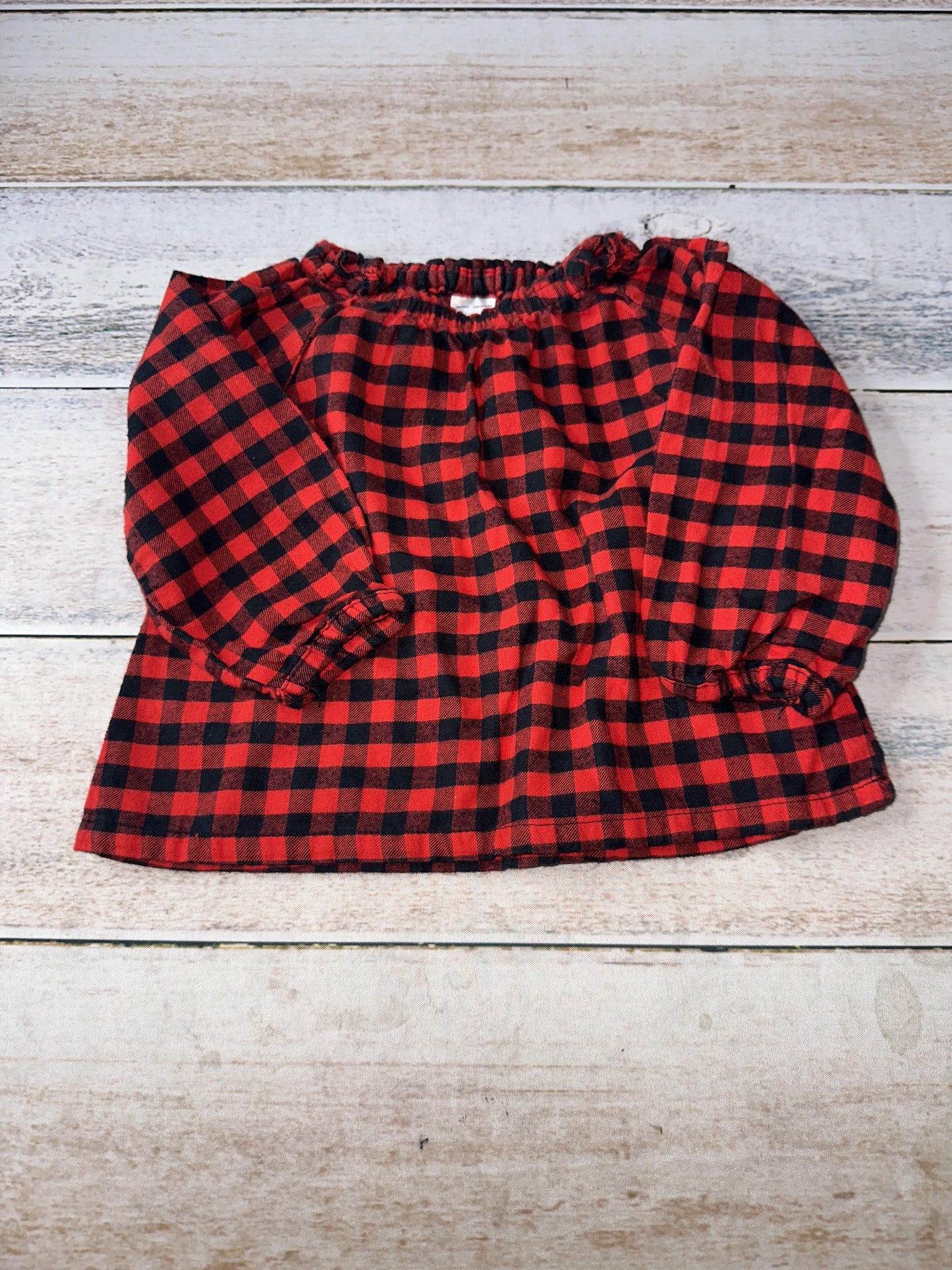 Carters Girls Red | Black Dress Size: 12M Red | Black
