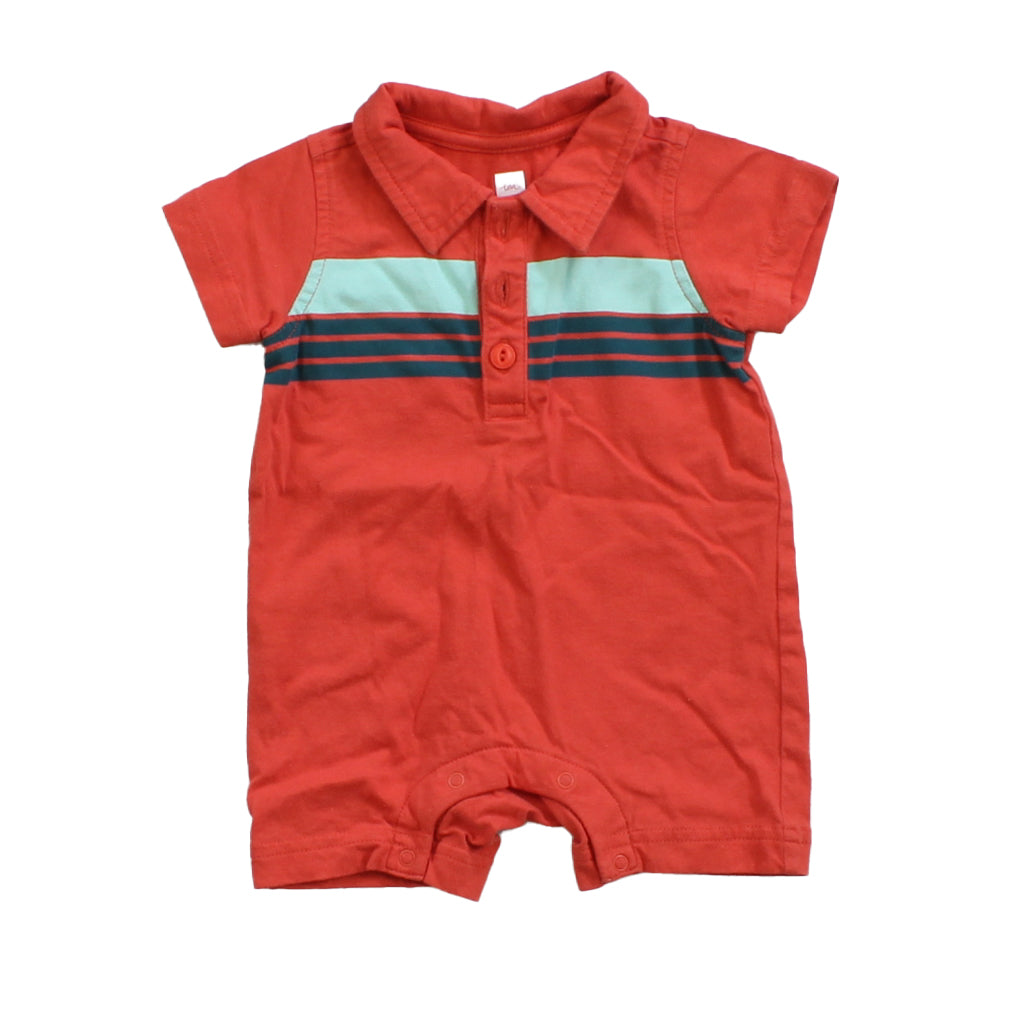 Tea Boys Red | Blue | Green Romper Size: 0-3 Months Red | Blue | Green