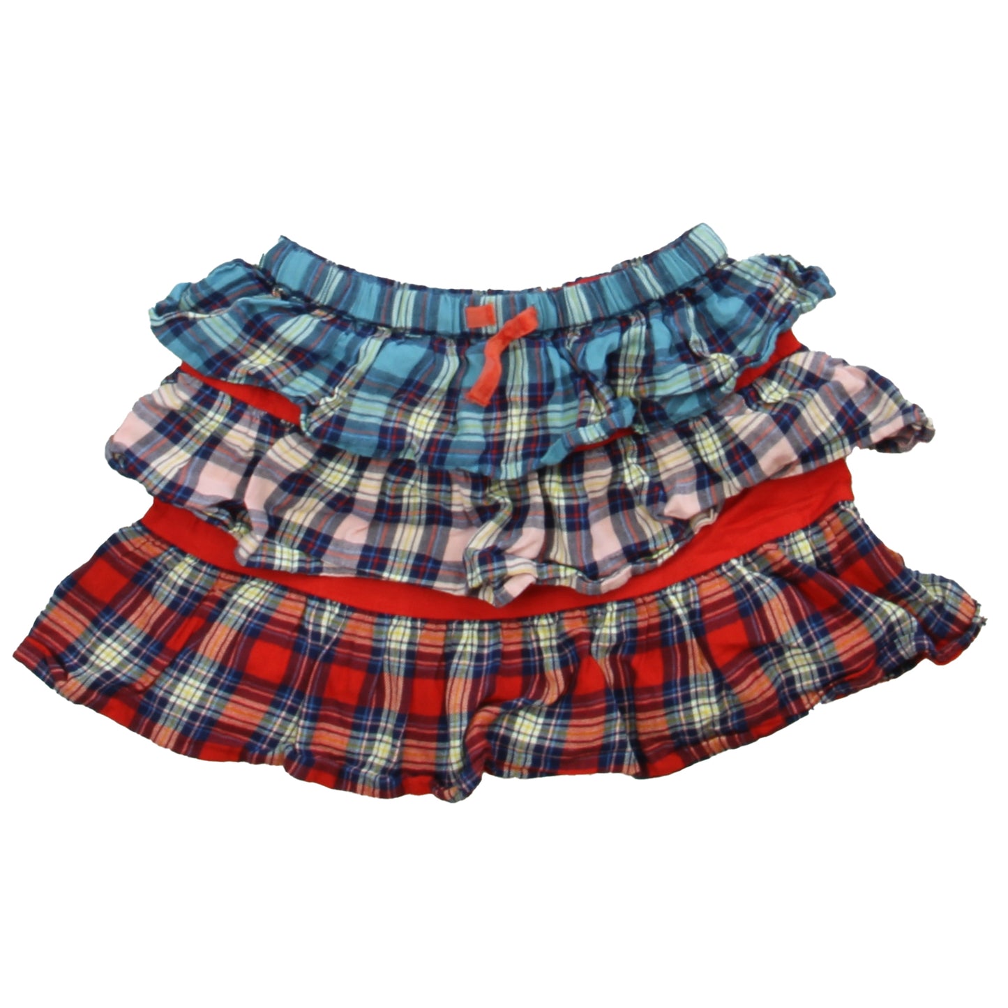 Boden Girls Red | Blue Plaid Skirt Size: 4-5T Red | Blue Plaid