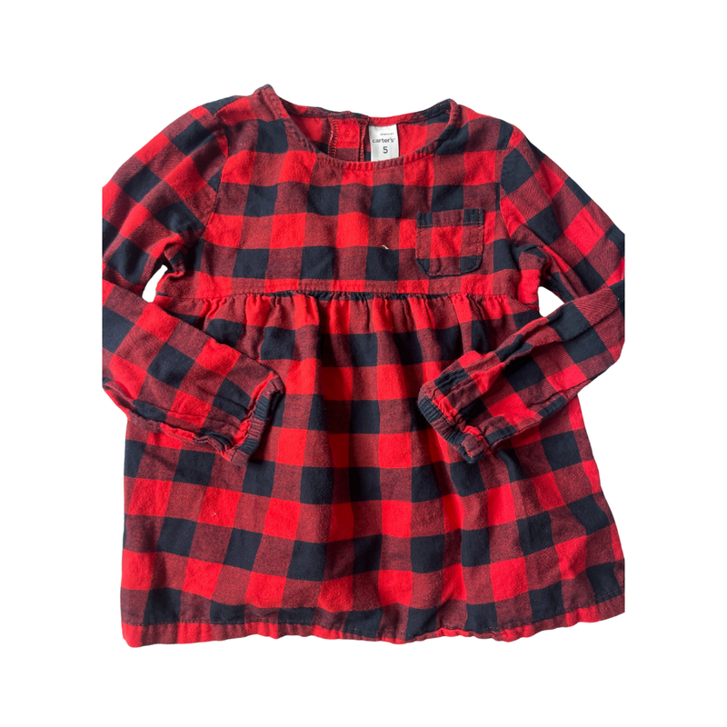 Carters Girls Red | Blue Long Sleeve T-Shirt Size: 5T Red | Blue