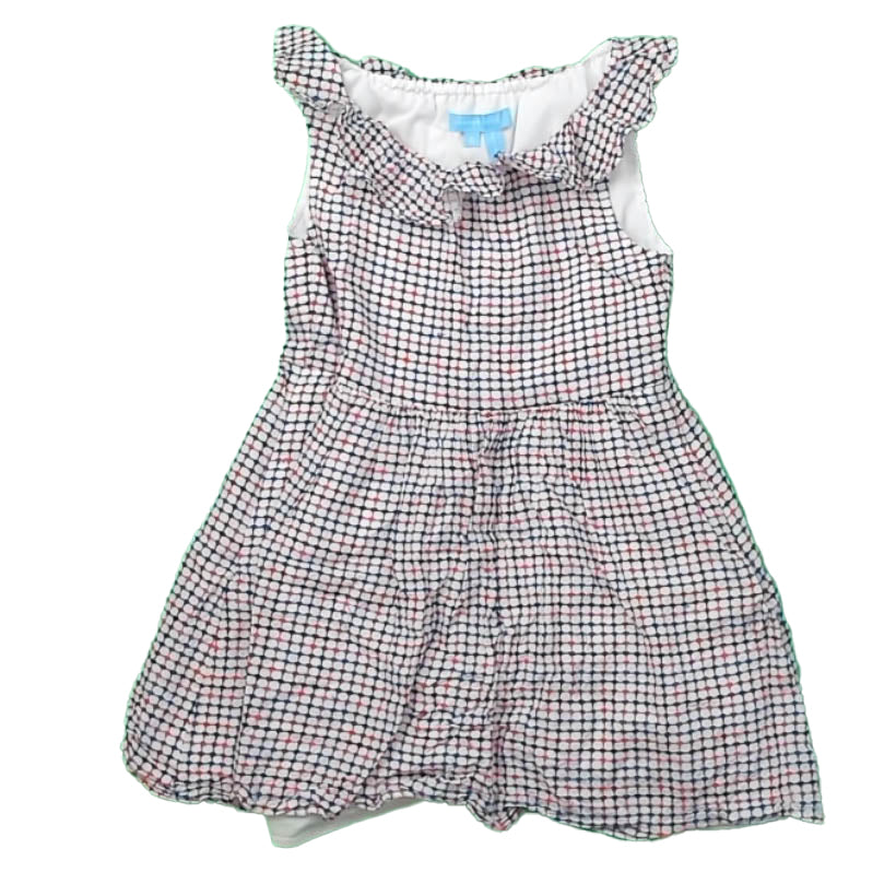Draper James Girls Red | Blue Dress Size: 5T Red | Blue