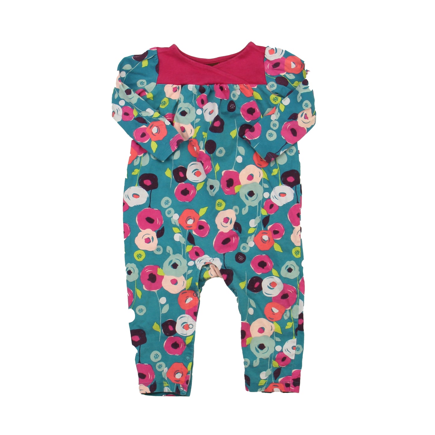 Hanna Andersson Boys Red | Blue 1-piece Non-footed Pajamas Size: 6-9 Months Red | Blue