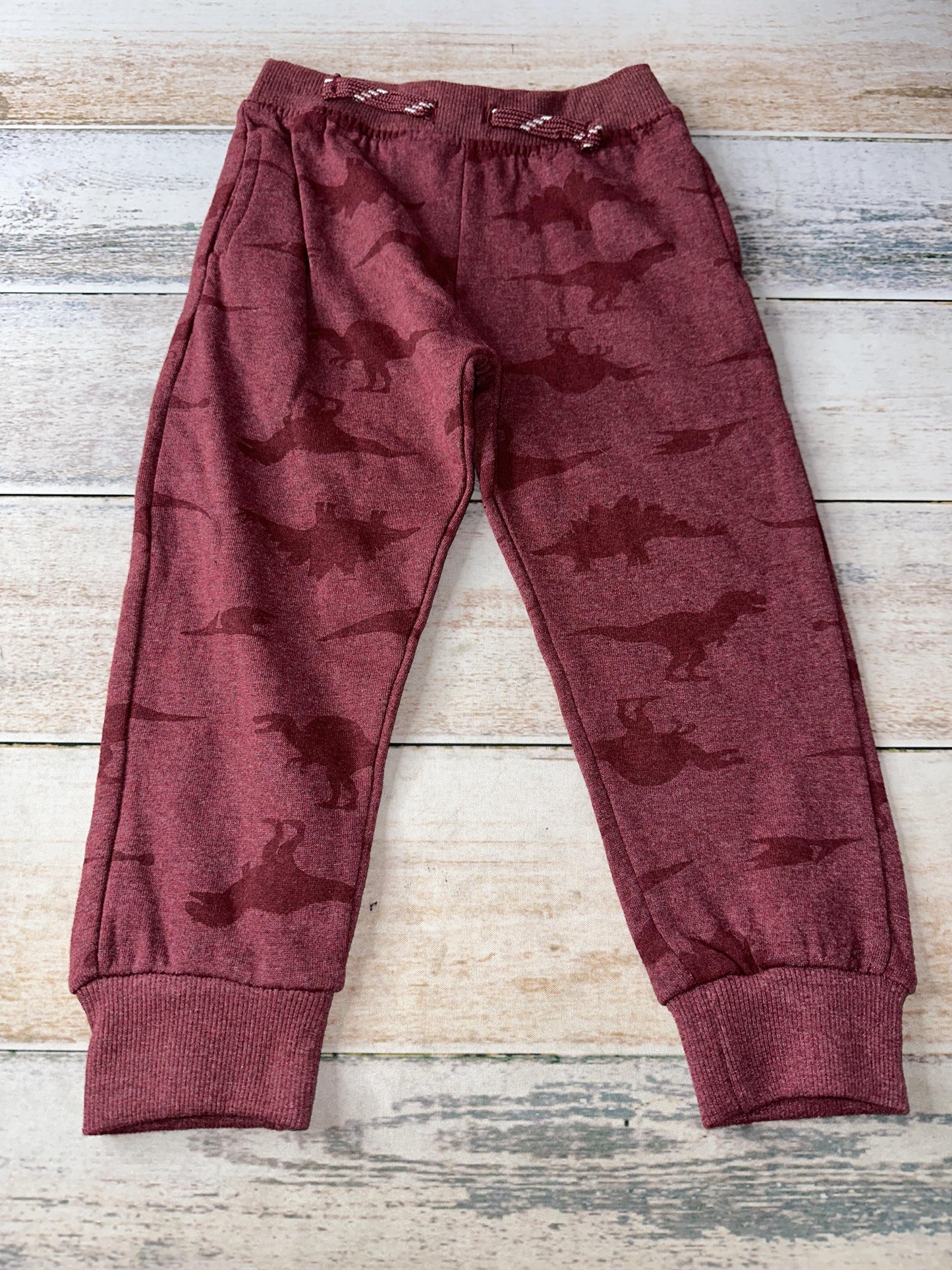 Free Planet Unisex Red | Dinosaur Pants Size: 2T Red | Dinosaur