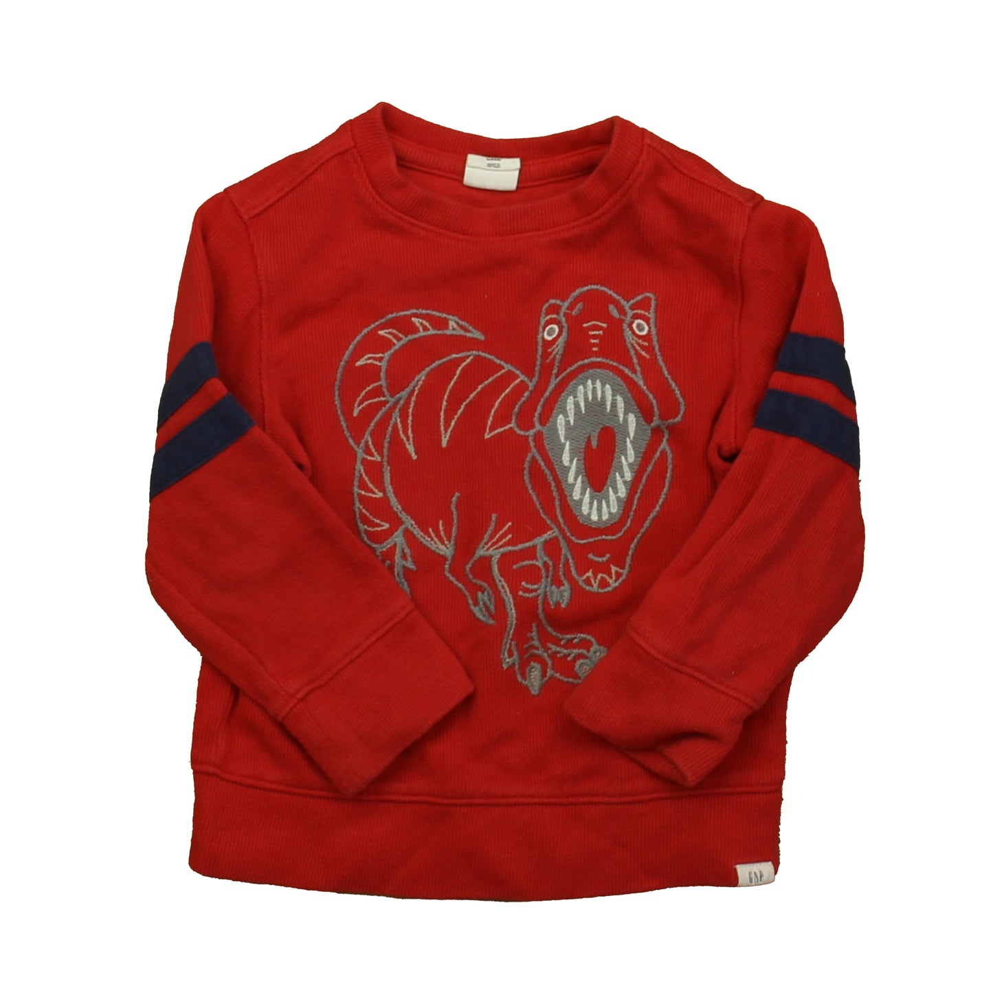 Gap Boys Red | Dinosaur Long Sleeve Shirt Size: 2T Red | Dinosaur