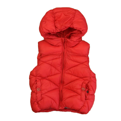 Zara Boys Red | Gray Vest Size: 12-18 Months Red | Gray