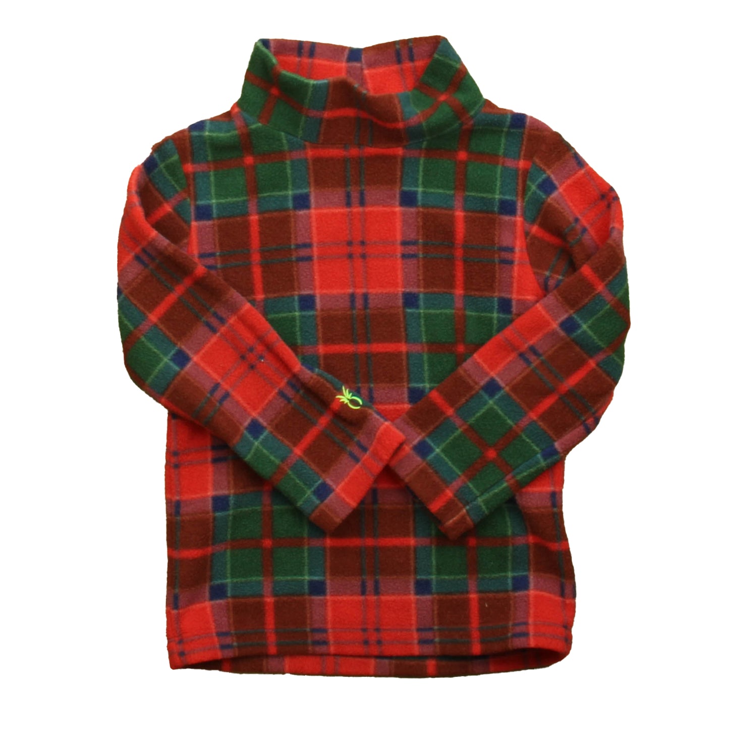 Dudley Stephens Boys Red | Green | Plaid Turtleneck Size: 3T Red | Green | Plaid