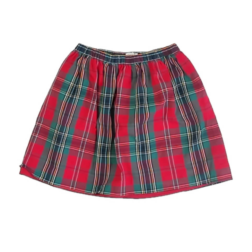 Crewcuts Girls Red | Green Plaid Skirt Size: 8 Years Red | Green Plaid