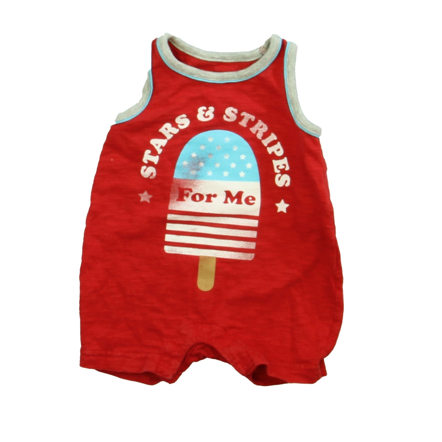 Gap Boys Red Ice Pop Romper Size: 0-3 Months Red Ice Pop