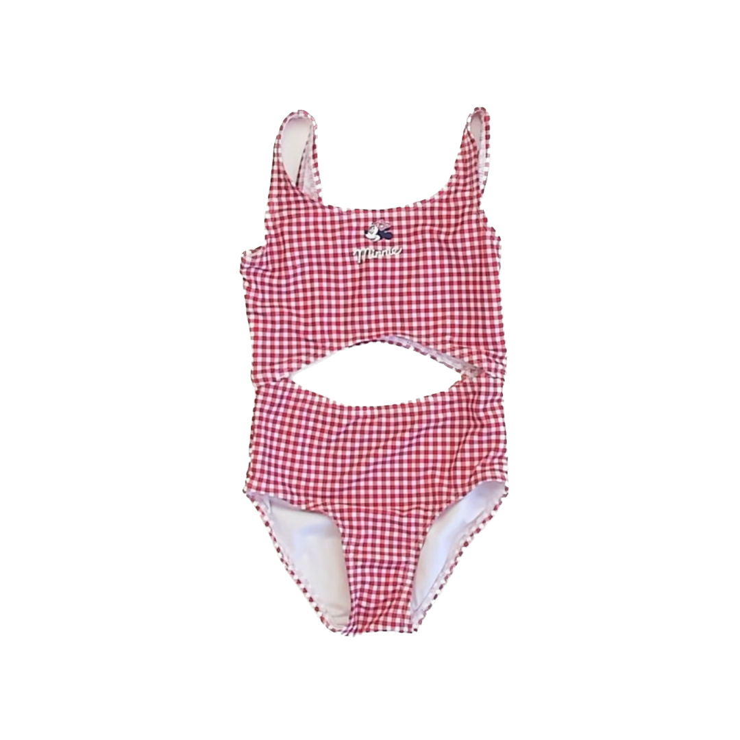 Old Navy x Disney Girls Red Minnie Mouse 1-piece Swimsuit Size: XS (4-5T) Red Minnie Mouse
