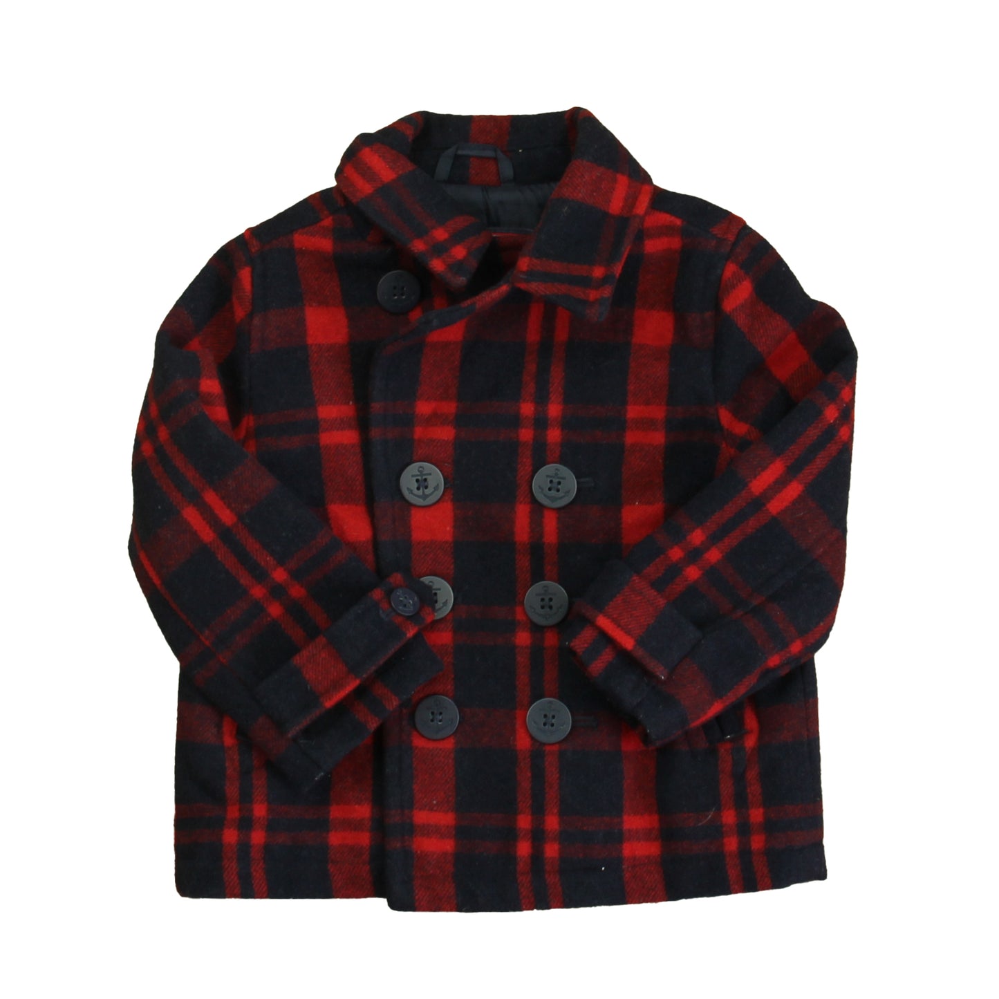 Janie and Jack Boys Red | Navy Winter Coat Size: 2T Red | Navy