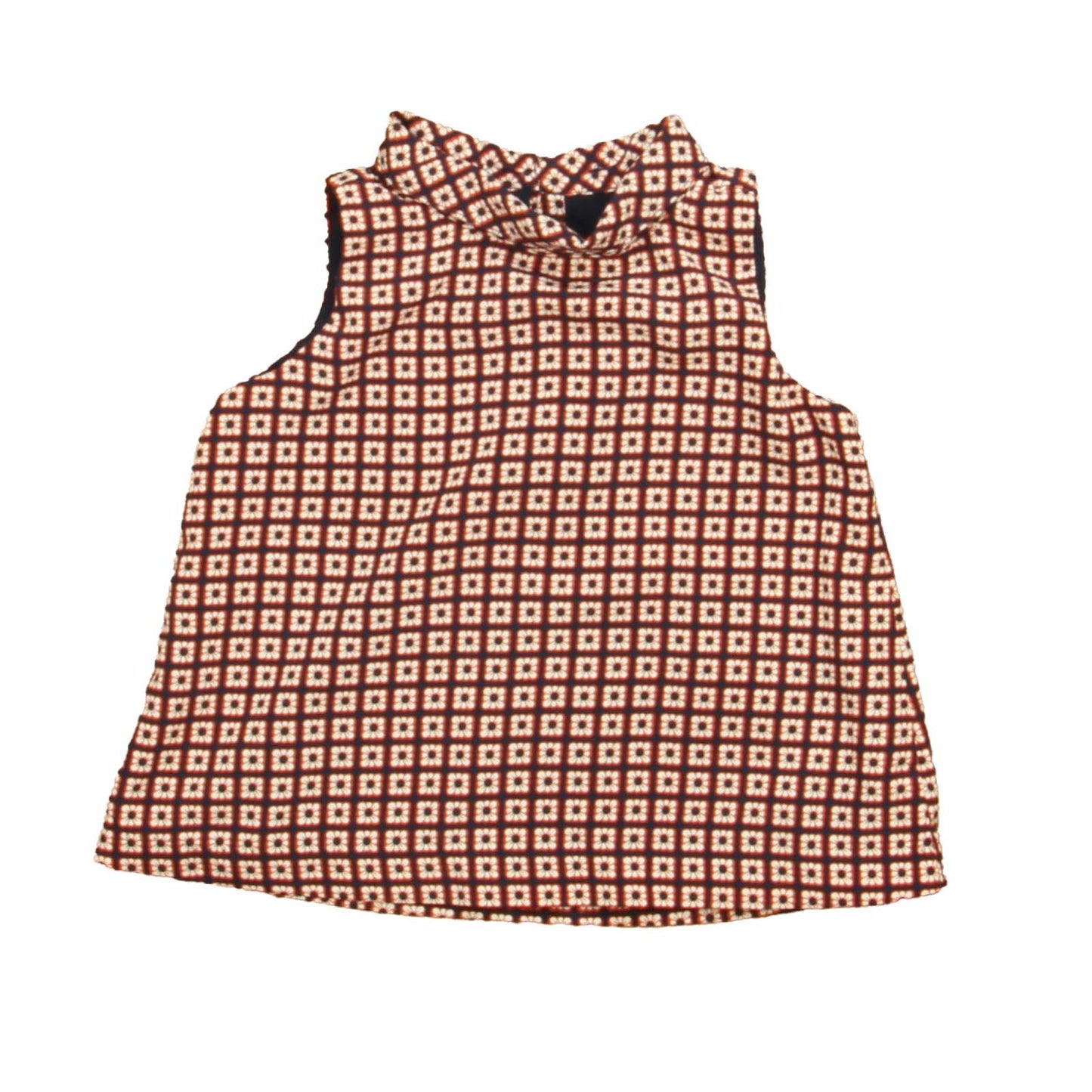 Janie and Jack Girls Red | Navy Blouse Size: 2T Red | Navy