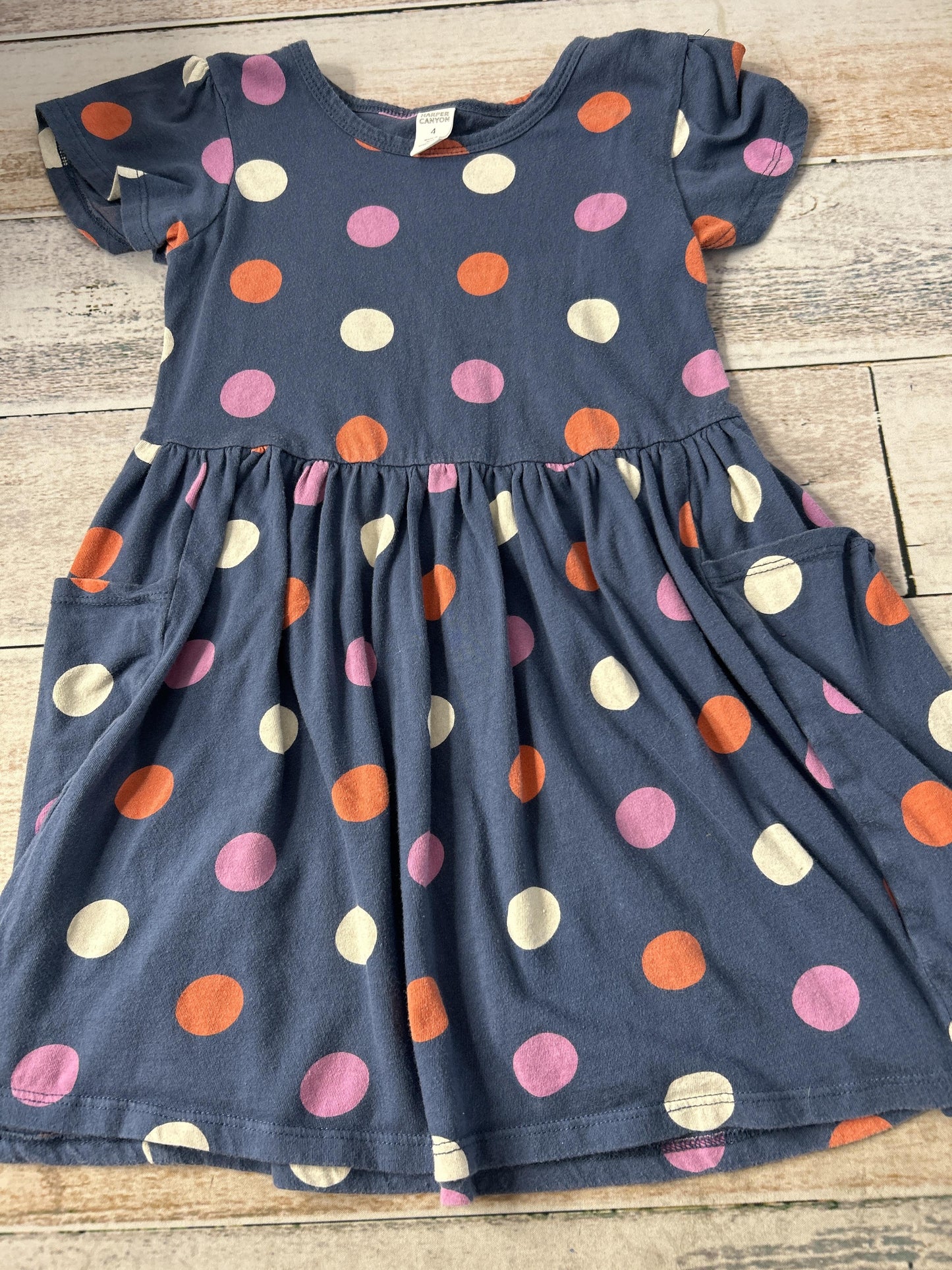 Harper Canyon Girls red | pink | Blue Dress Size: 4T red | pink | Blue