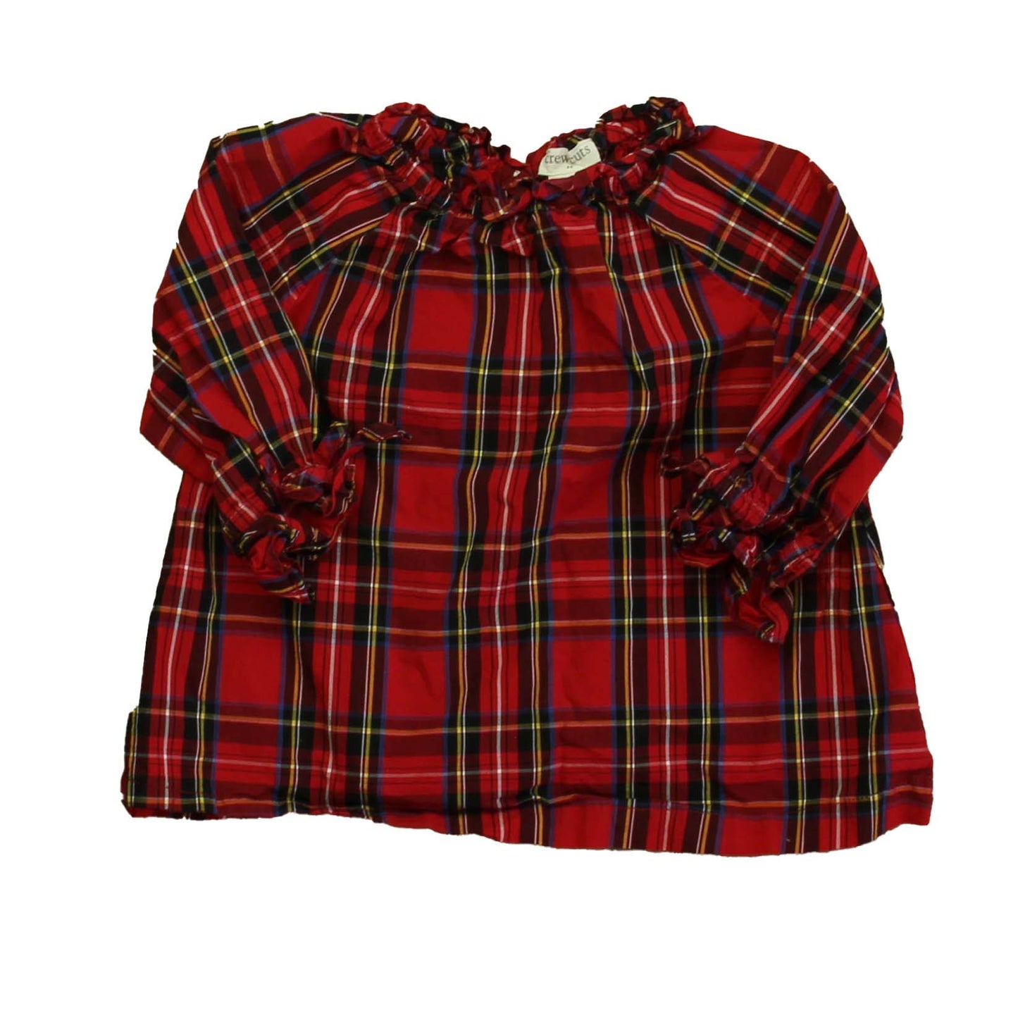 Crewcuts Girls Red Plaid Blouse Size: 2T Red Plaid