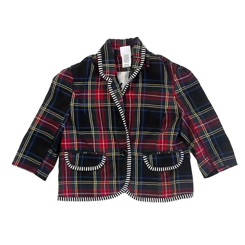 Harajuku Mini For Target Girls Red Plaid Jacket Size: 6 Years Red Plaid
