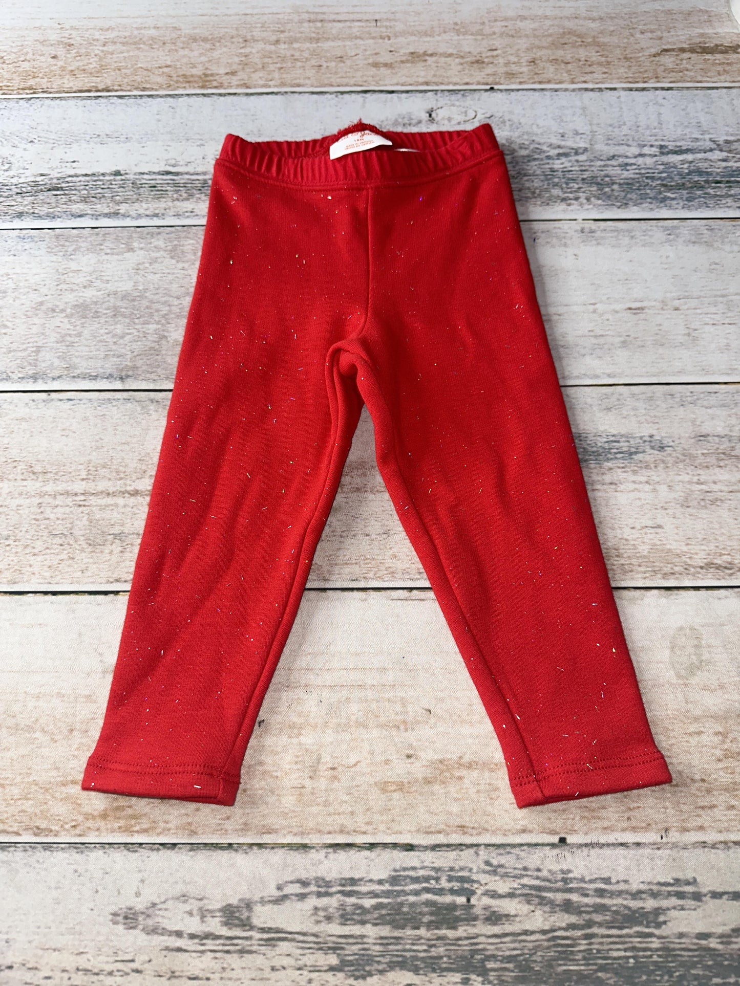 Cat & Jack Girls Red | Sparkle Pants Size: 18 months Red | Sparkle