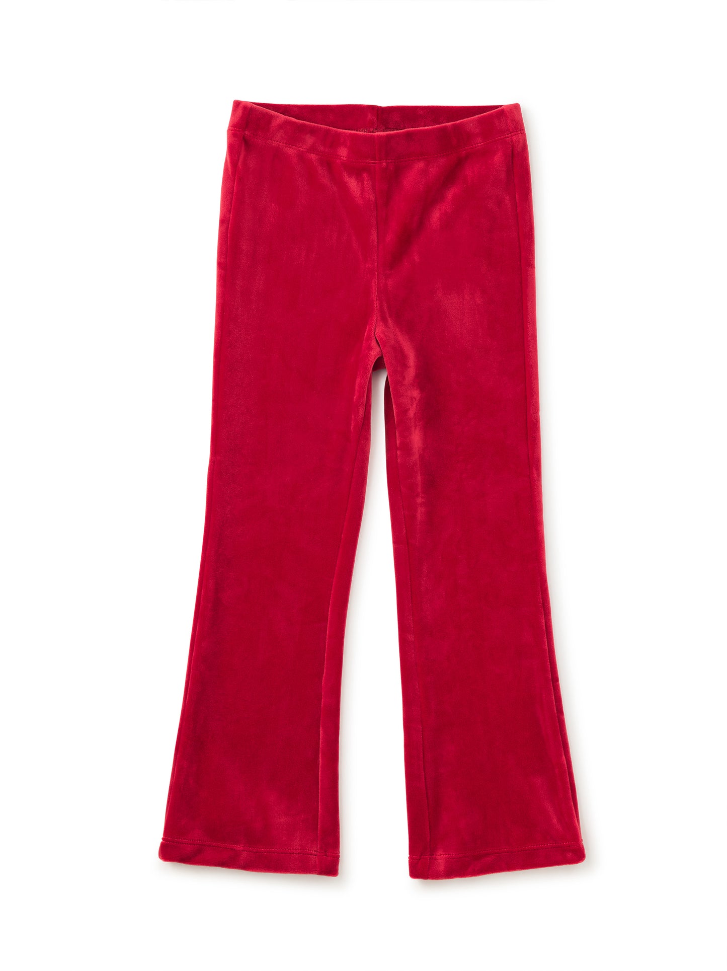 Tea Collection Girls Red Velour Leggings Size: 5T Red Velour