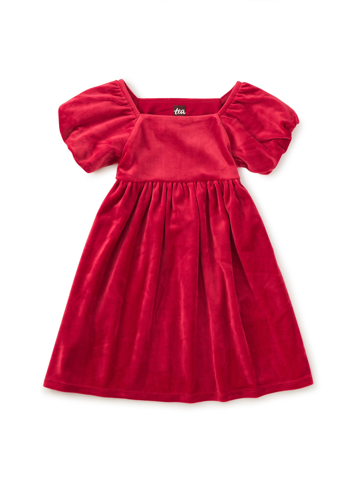 Tea Collection Girls Red Velour Dress Size: 5T Red Velour