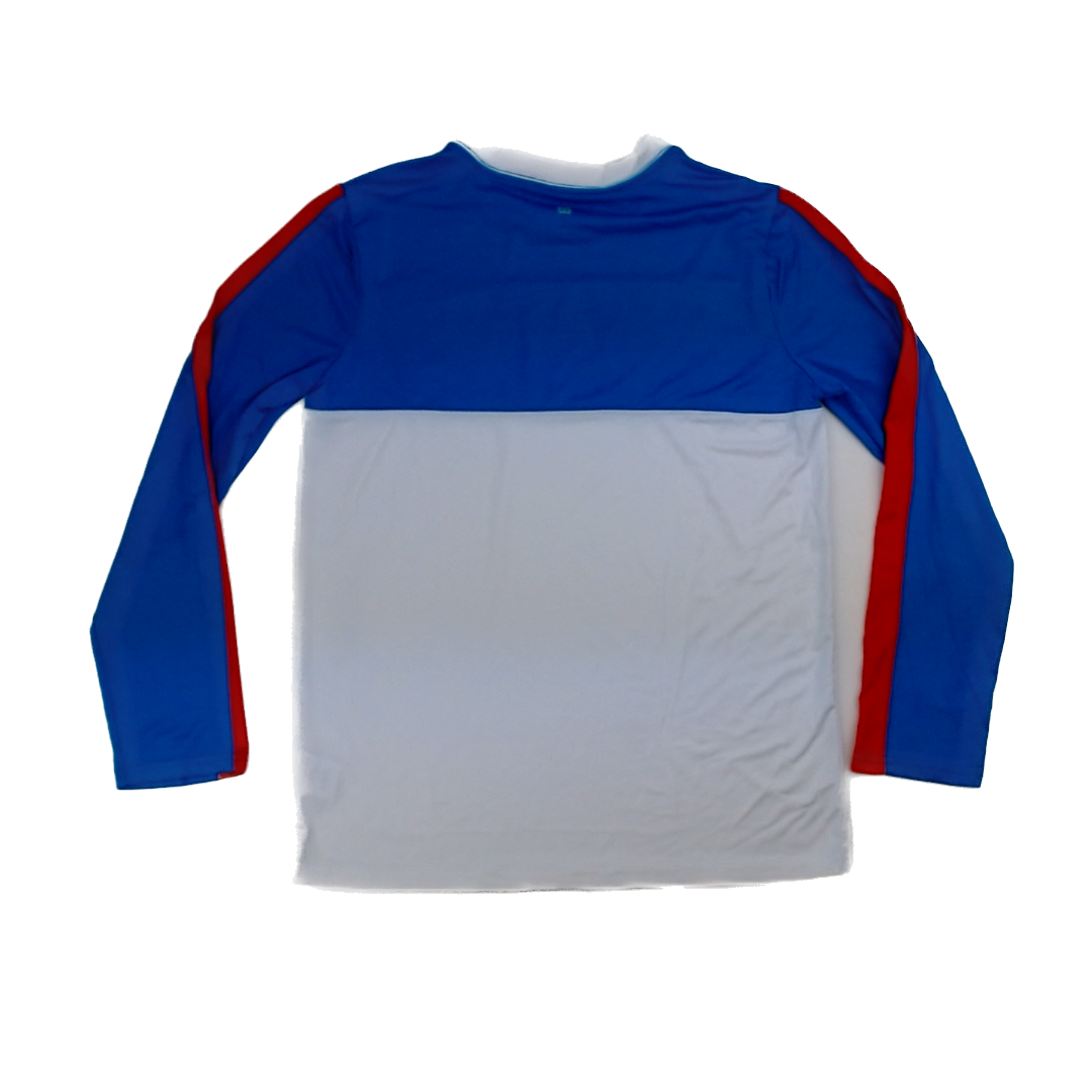 Rockets Of Awesome Boys Red White and Blue Long Sleeve Shirt Size: 14 Years Red White and Blue