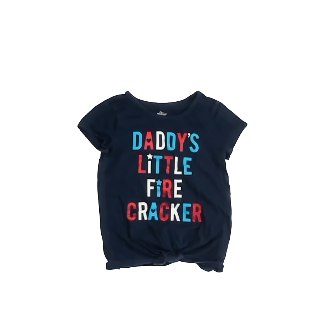 Patriotic Girls Red | White | Blue T-Shirt Size: 4T Red | White | Blue