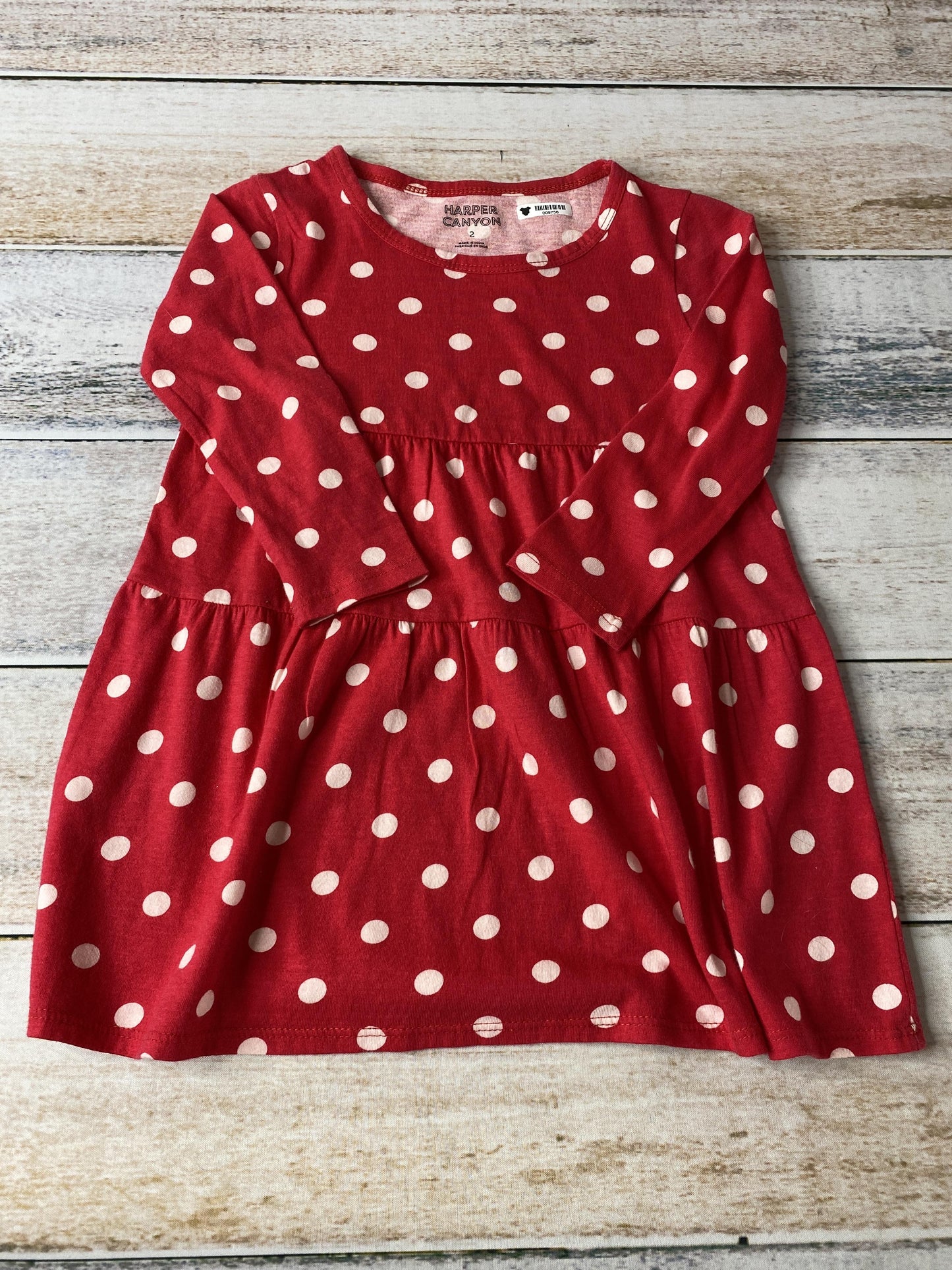 Harper Canyon Girls Red | White | polka dot Dress Size: 2T Red | White | polka dot