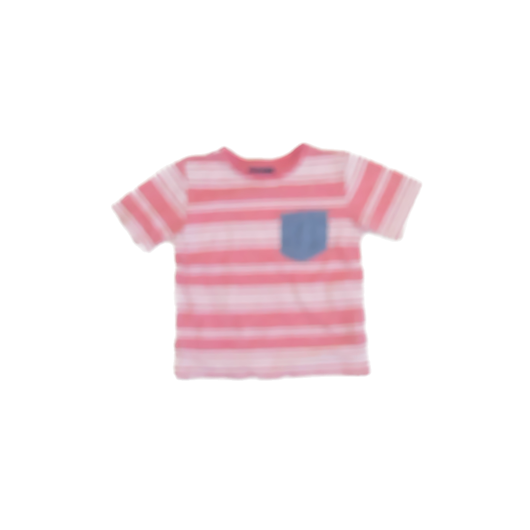 Andy & Evan Boys Red | White Shirt T-Shirt Size: 4T Red | White Shirt