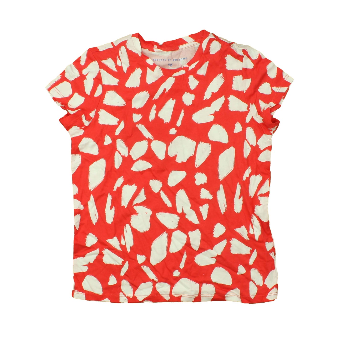 Rockets Of Awesome Girls Red | White T-Shirt Size: 12 Years Red | White