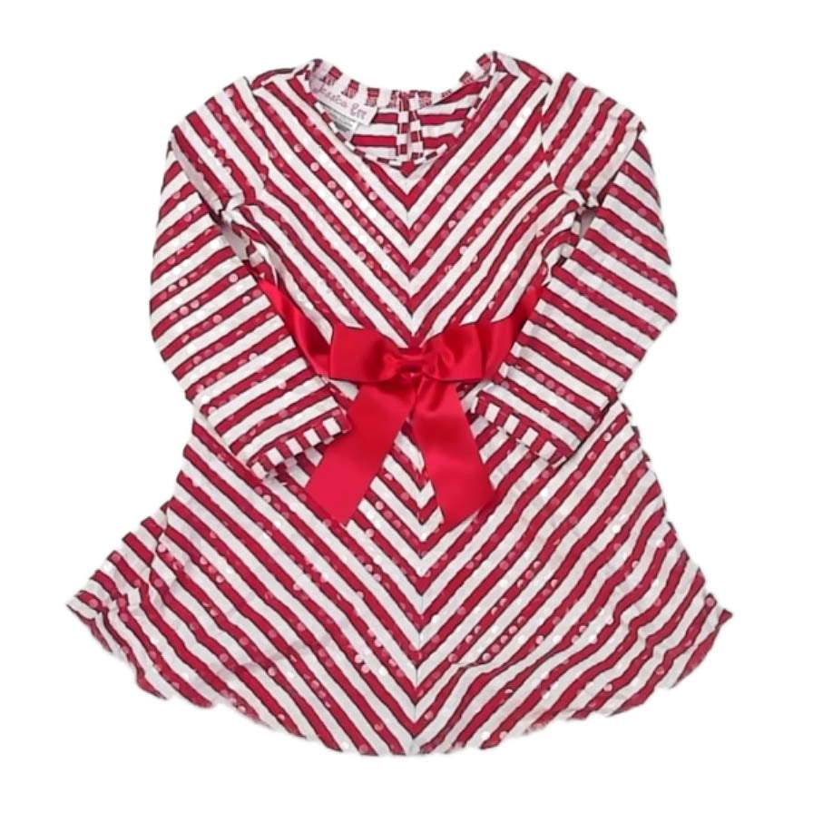 Jessica Ann Girls Red | White Dress Size: 2T Red | White