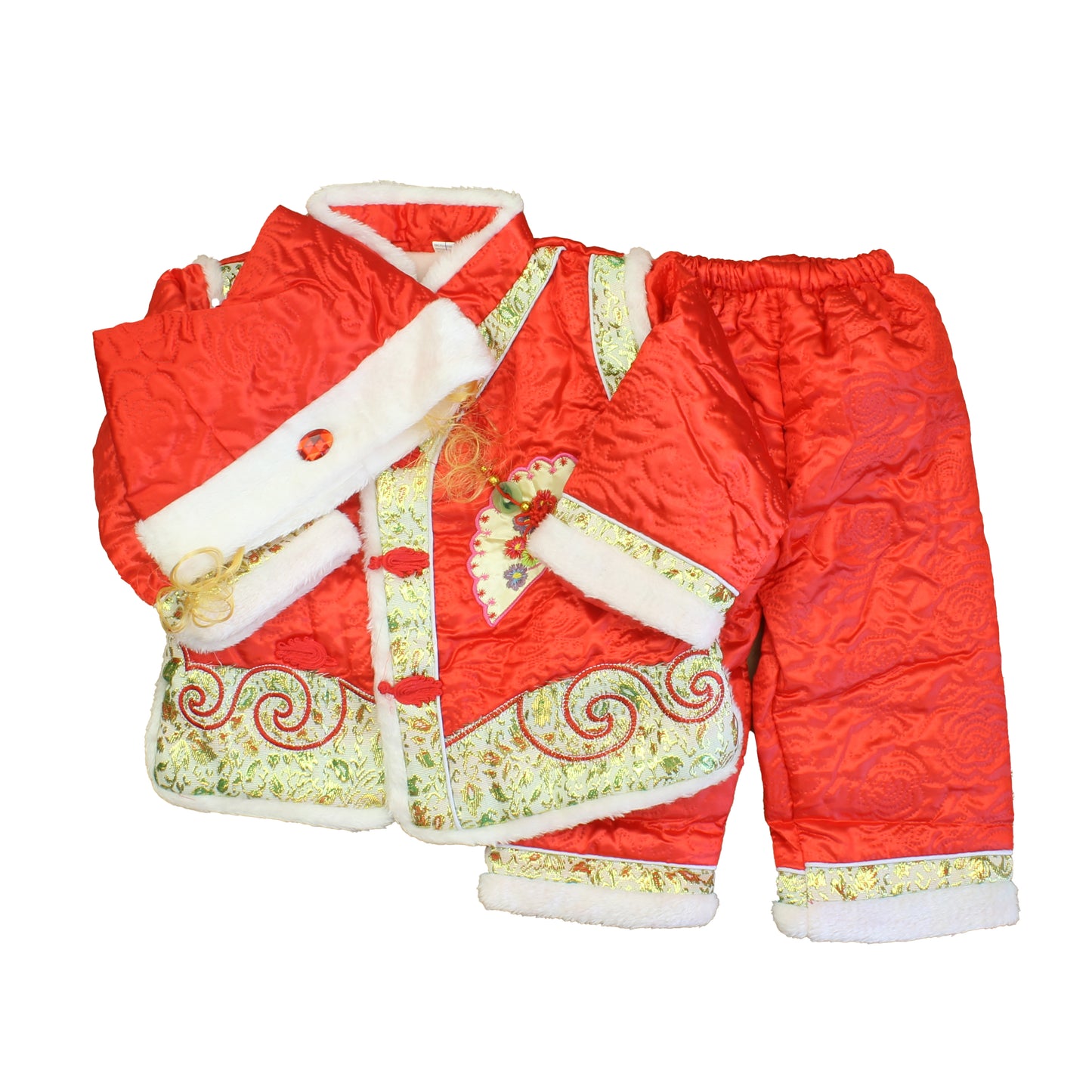 Unknown Brand Girls Red | White Costume Size: 18-24 Months Red | White