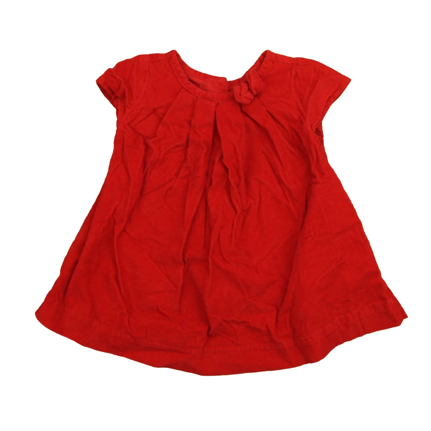 Gap Girls Red Dress Size: 12-18 Months Red
