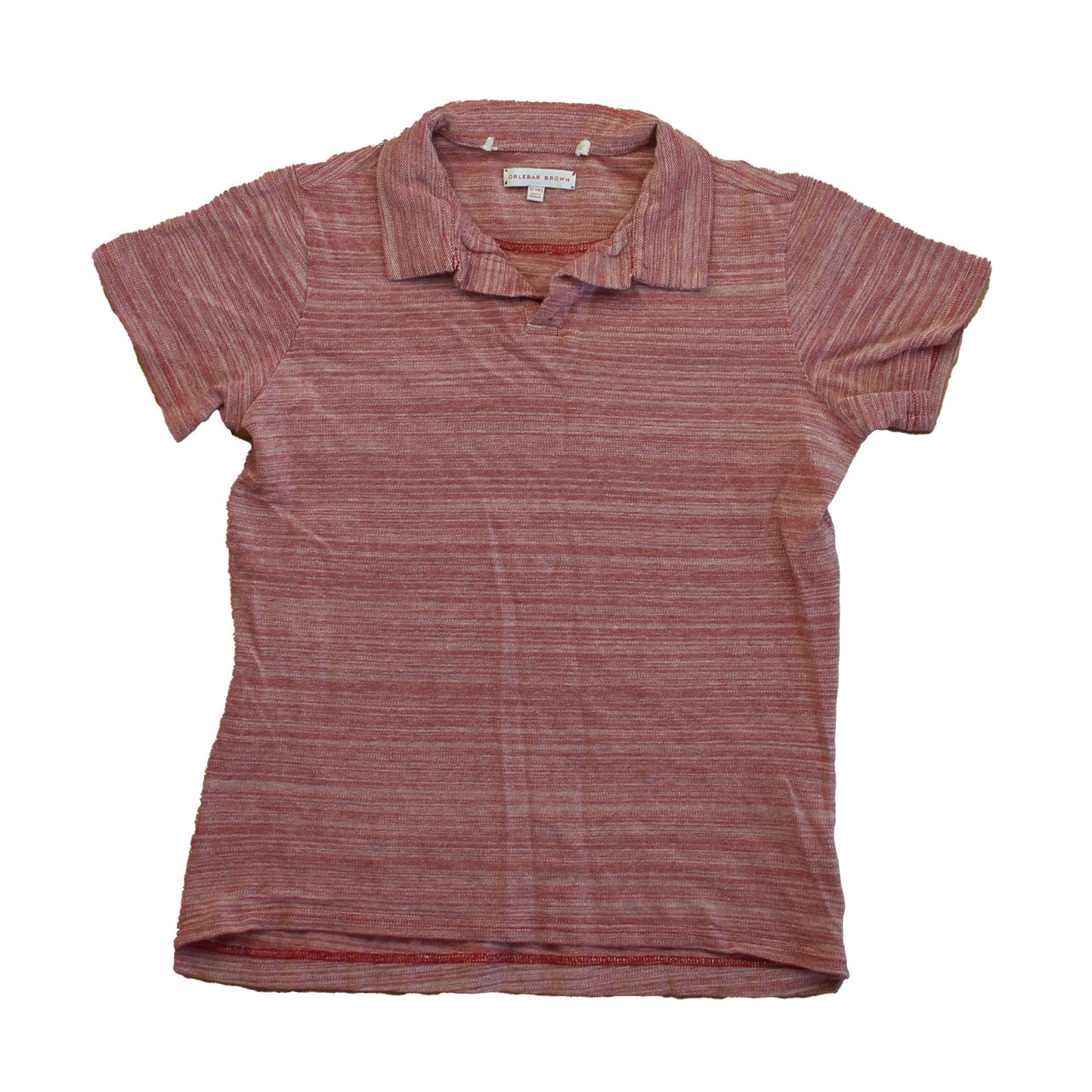Orlebar Brown Boys Red Polo Shirt Size: 12 Years Red