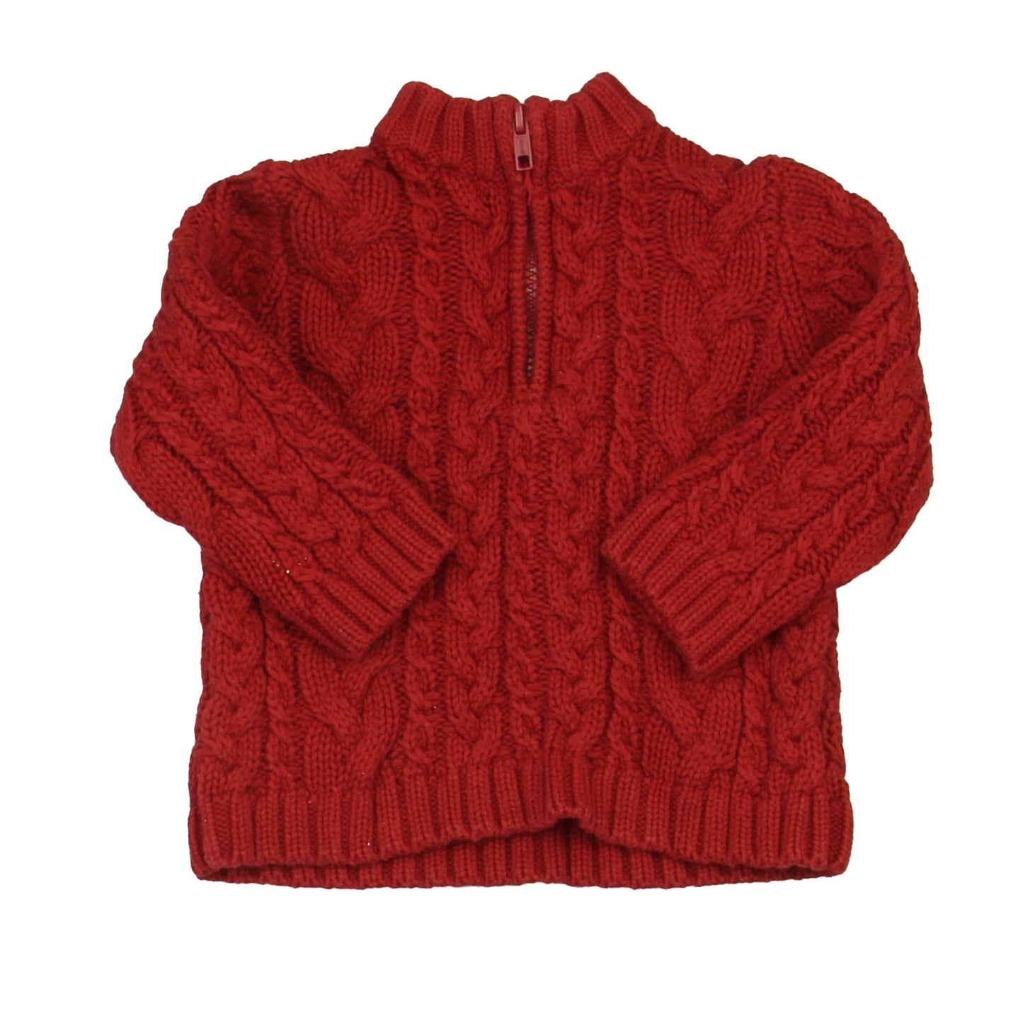 Janie and Jack Boys Red Sweater Size: 6-12 Months Red