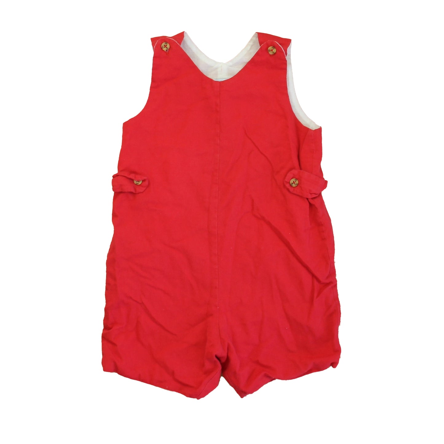 Bella Bliss Boys Red Romper Size: 2T Red
