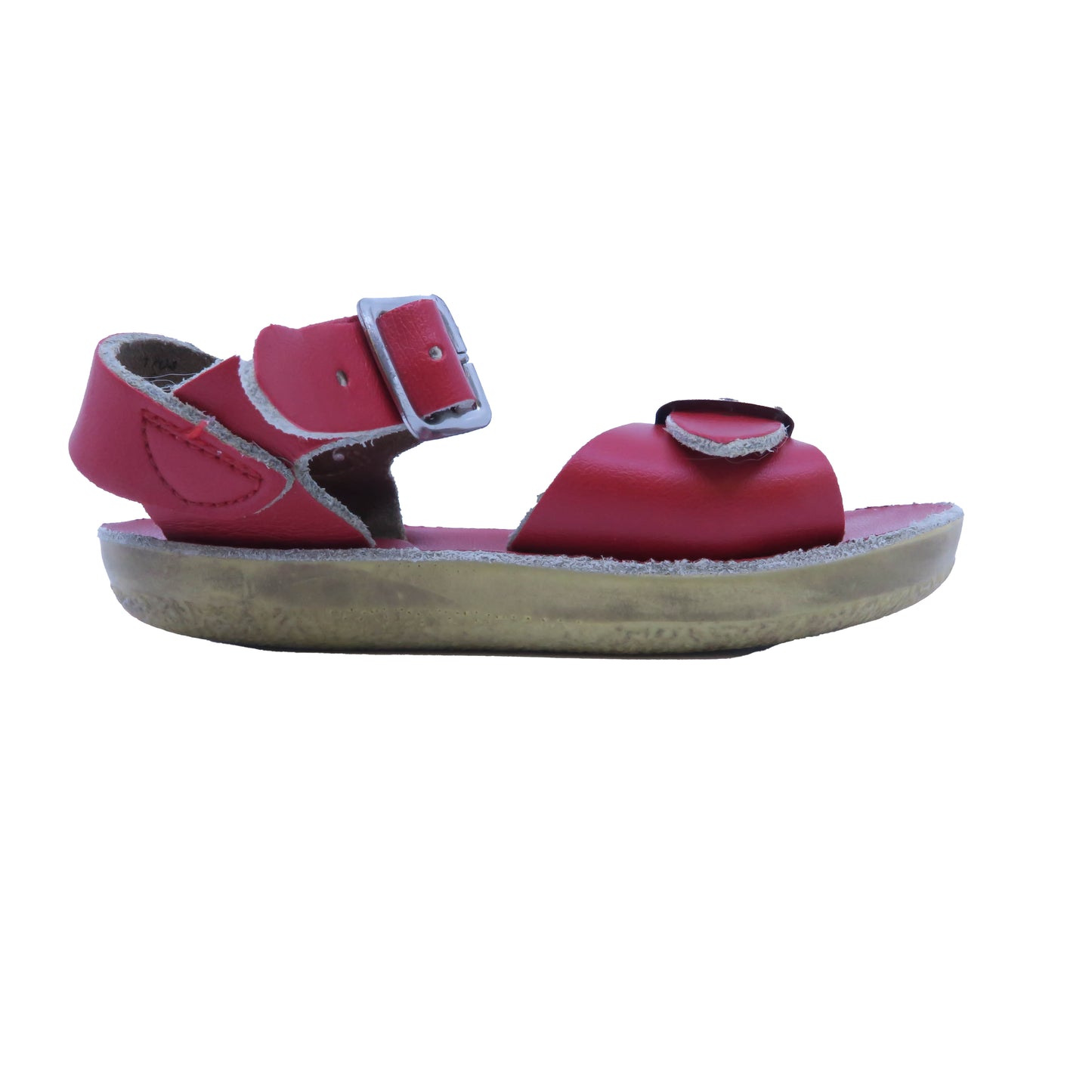 Hoy Saltwater Girls Red Sandals Size: 6 Toddler Red