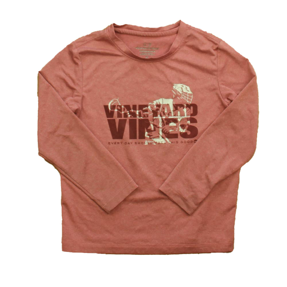 Vineyard Vines Boys Red Athletic Top Size: 4T Red